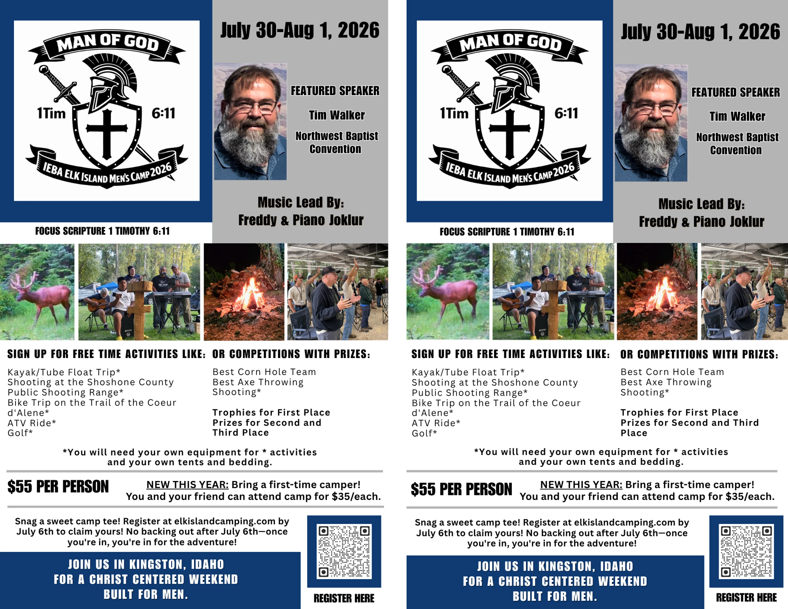 8.5x11 with Two Flyer Per Sheet