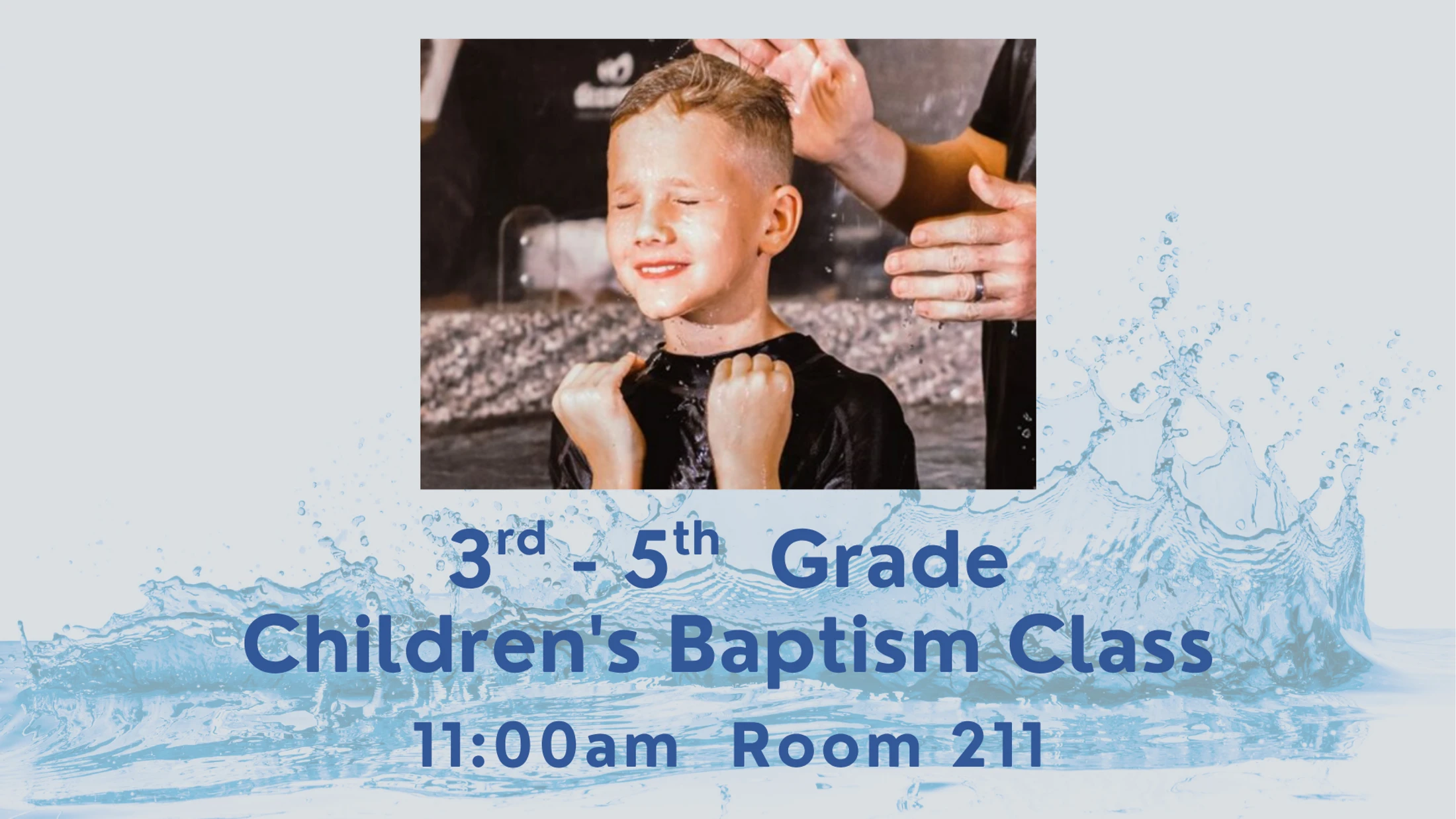 Children's Baptism Class