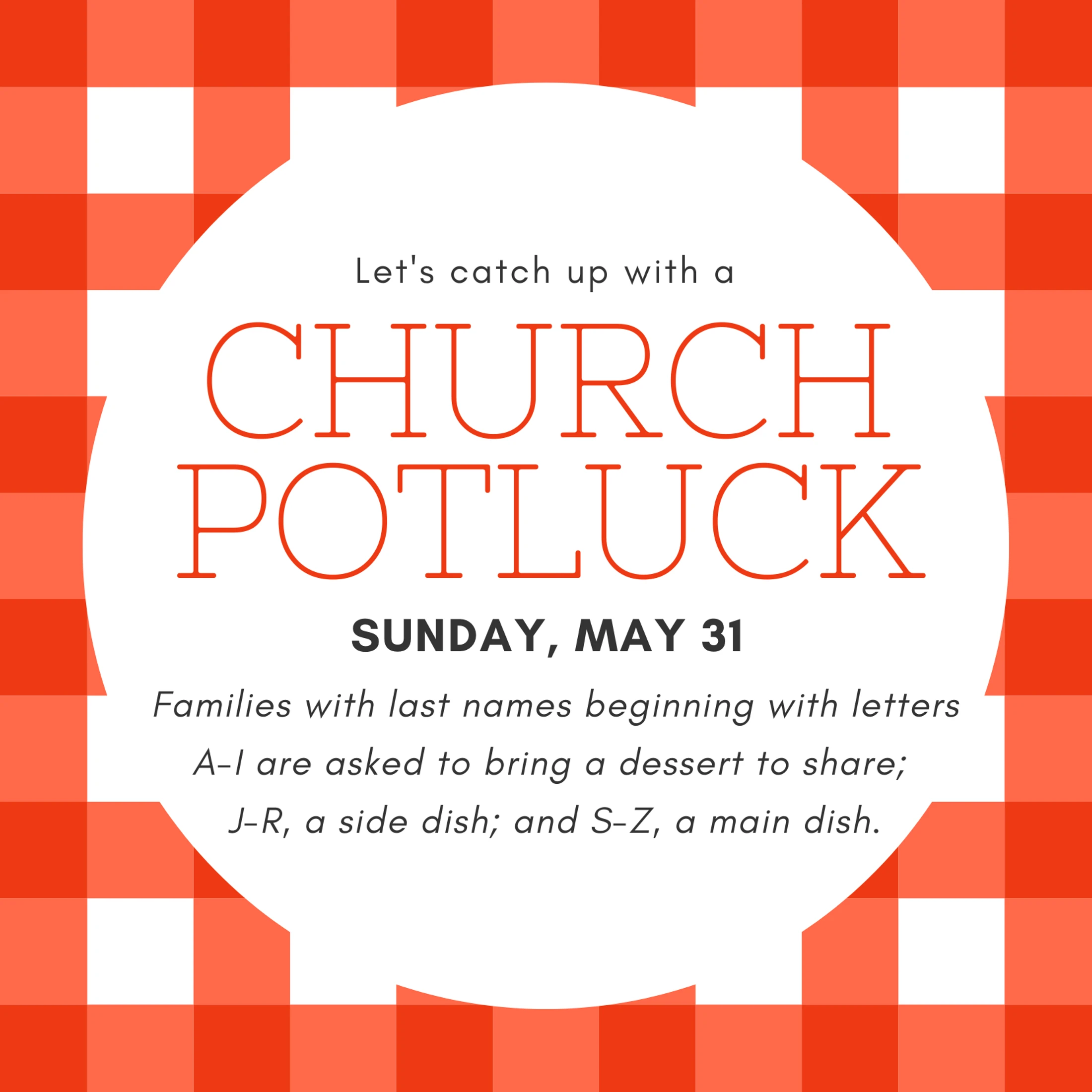 Church Potluck