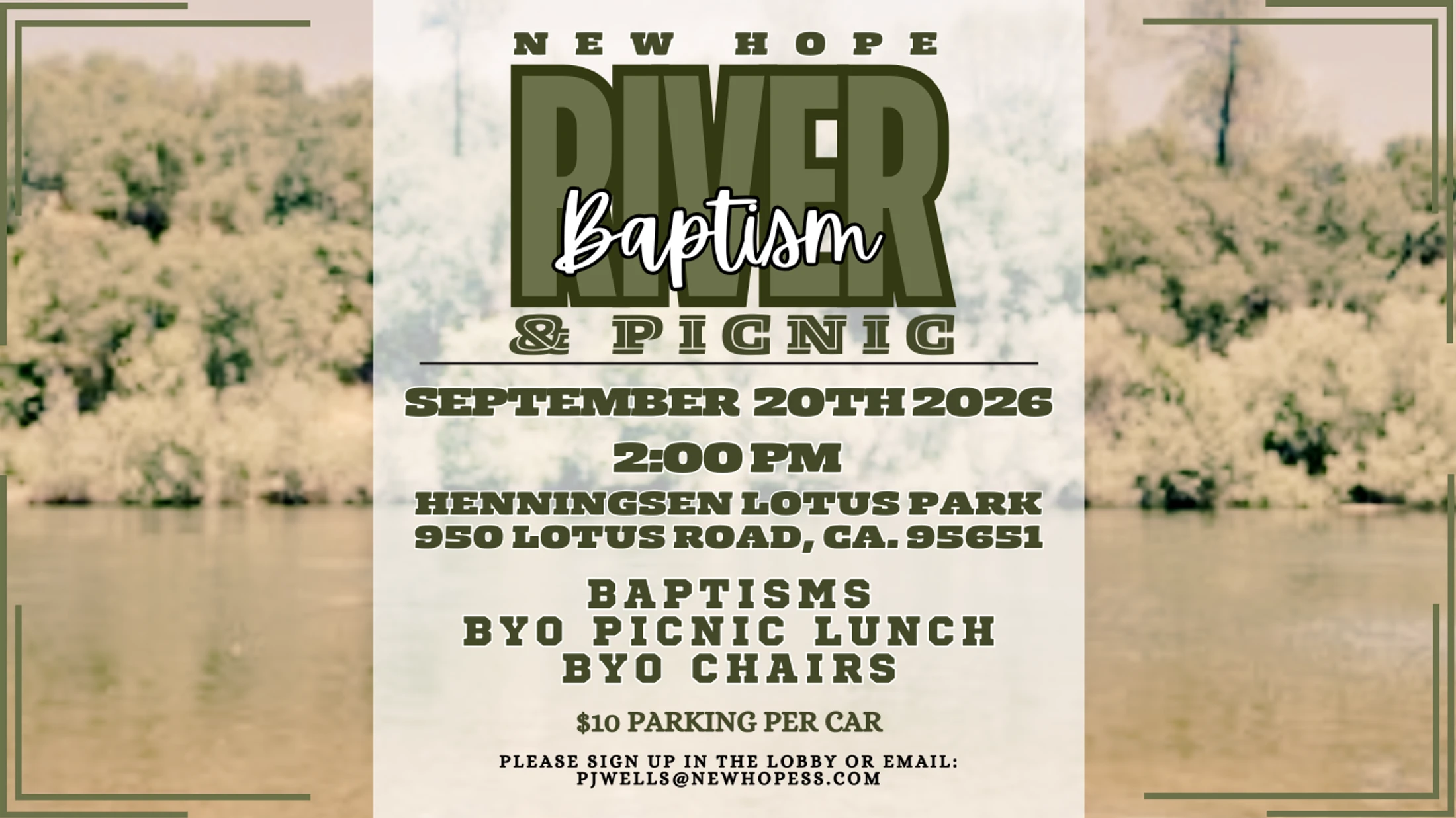 River Baptism & Picnic