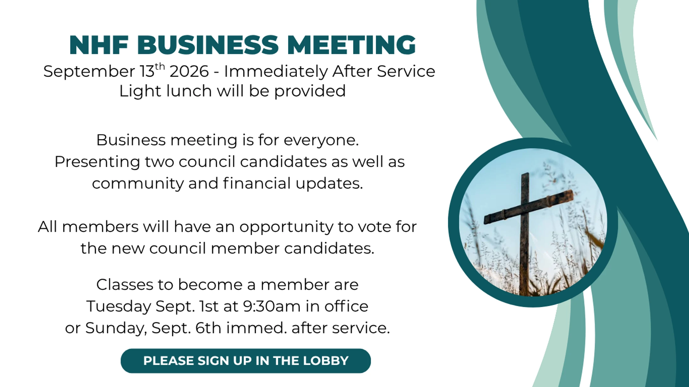 NHF Business Meeting