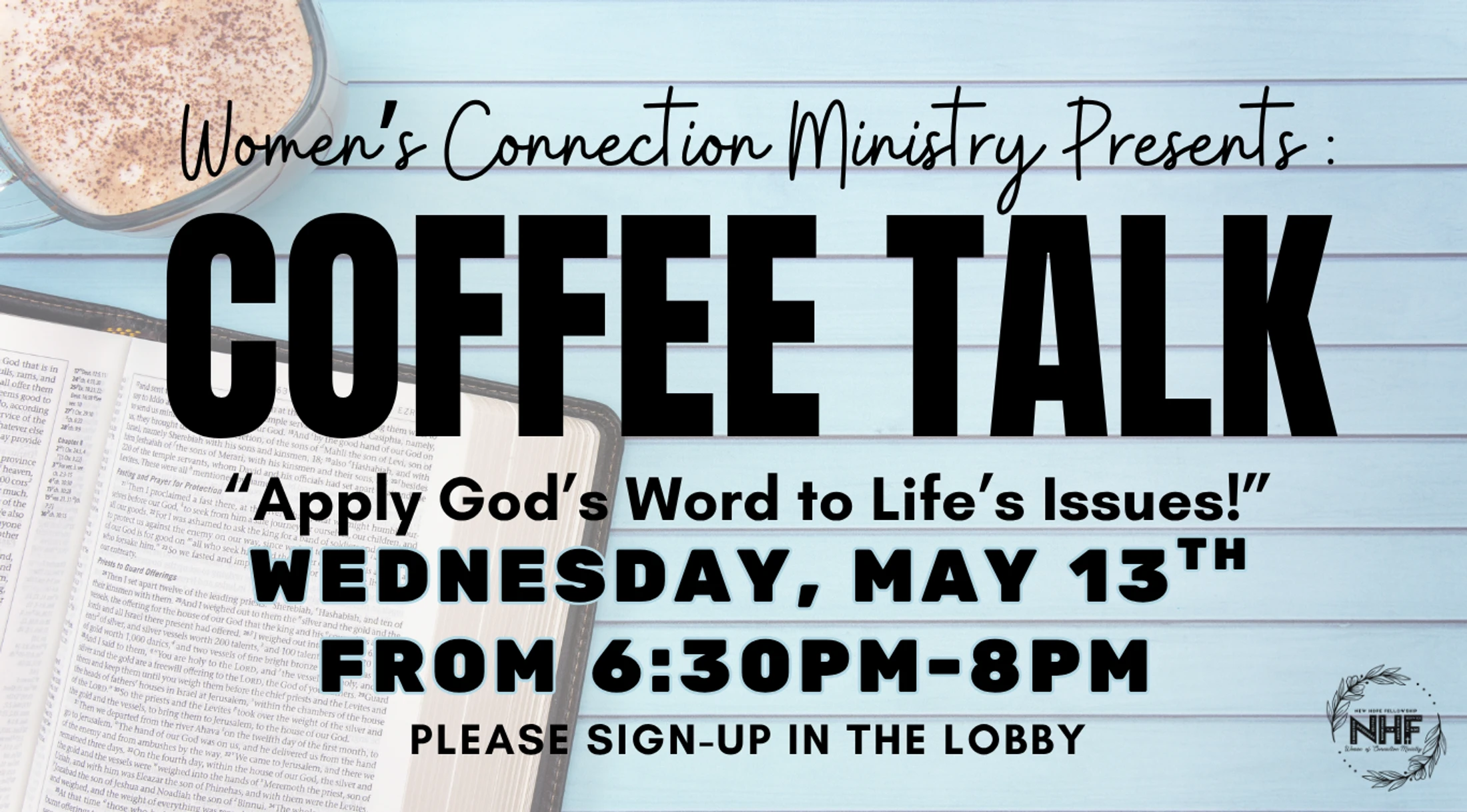 Women's Ministry Coffee Talk