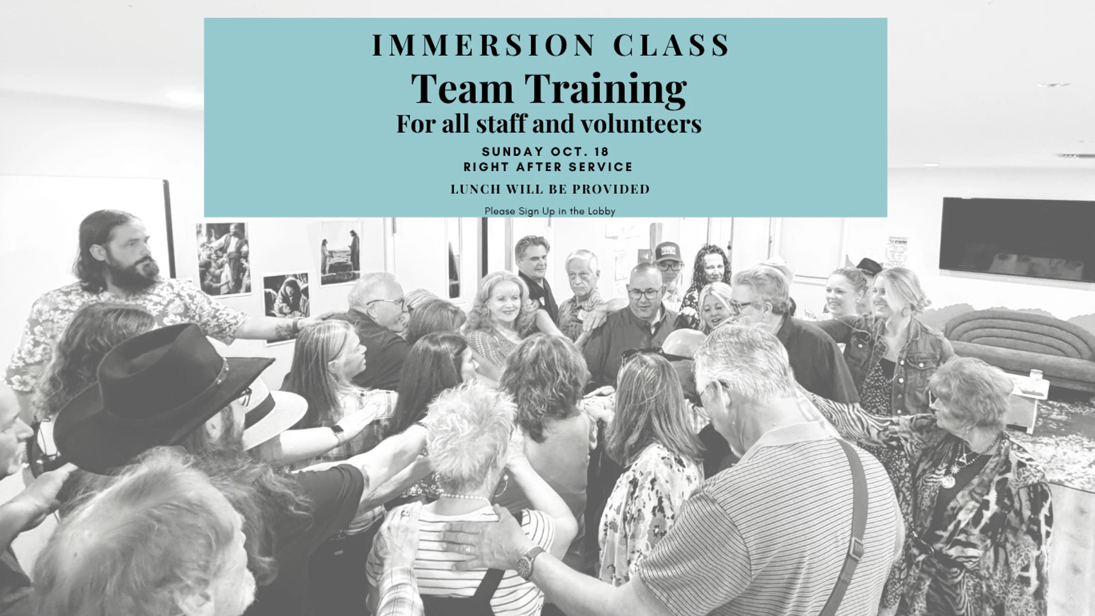 Immersion Class Team Training