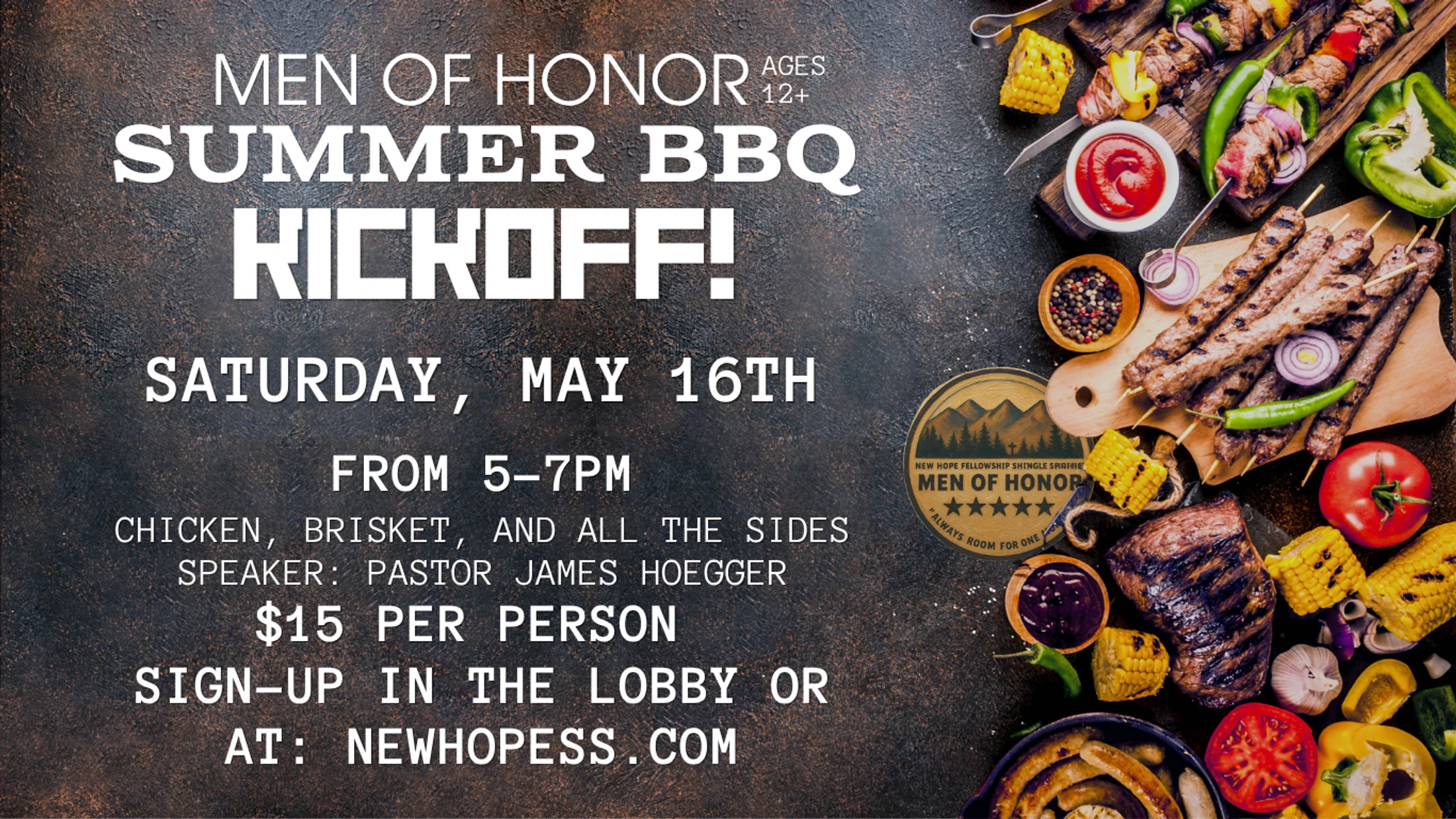 Men of Honor Summer BBQ Kickoff