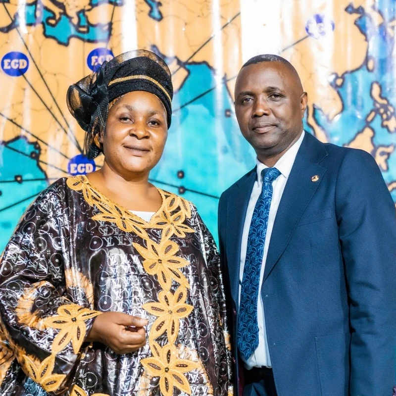 Dr. Daniel Nsekuye & Mapendo Makombe.
