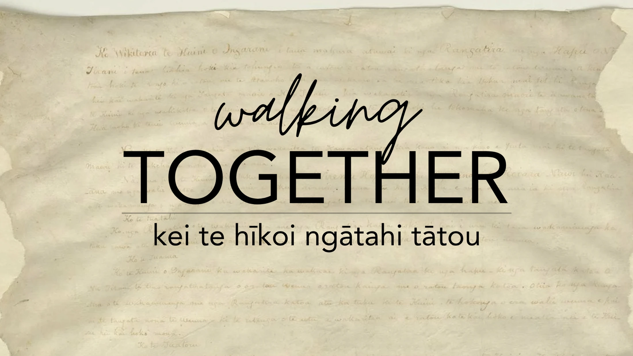 Walking Together: a Te Tiriti Conversation