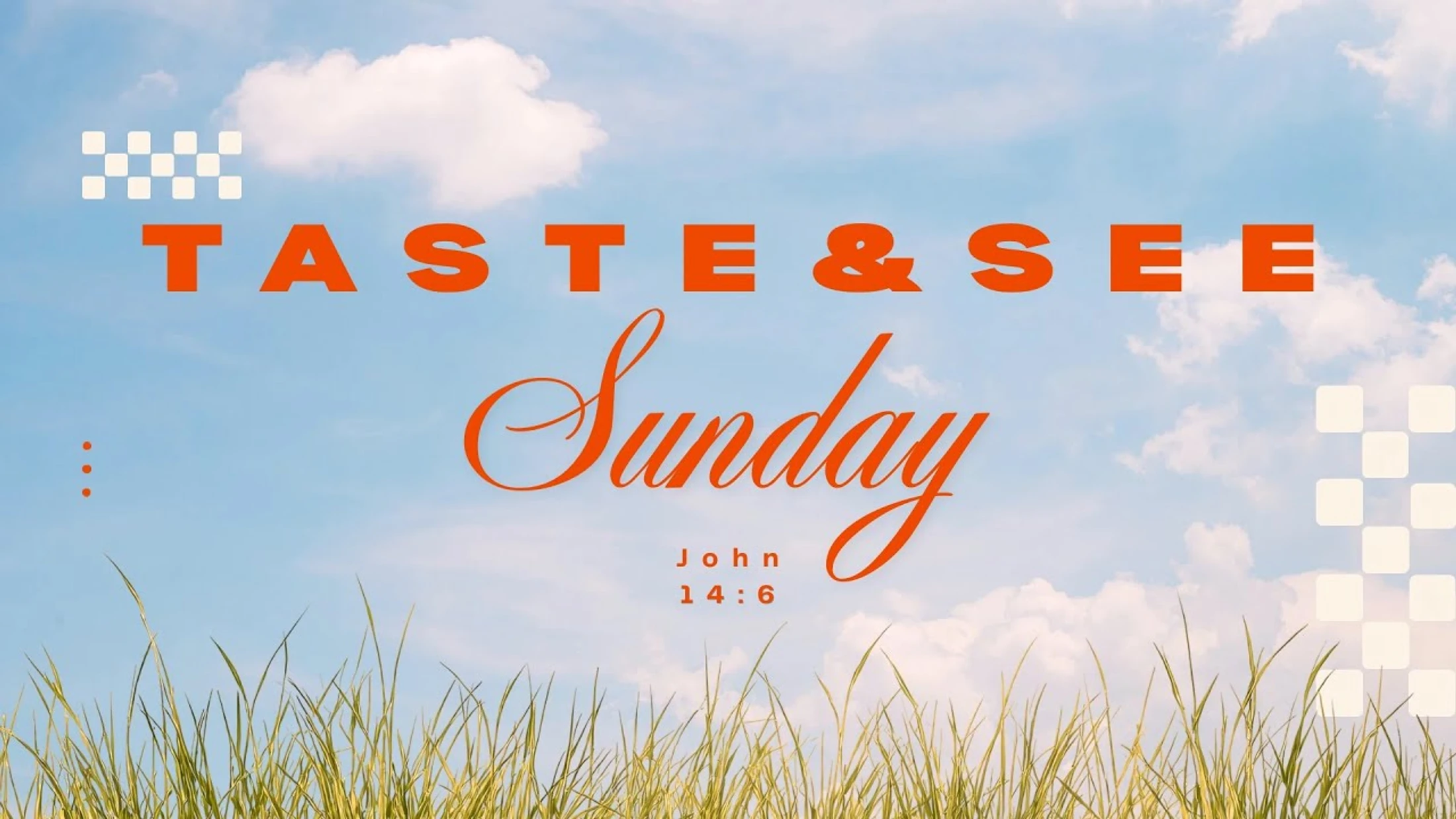 Taste and See Sunday Peter Maddox