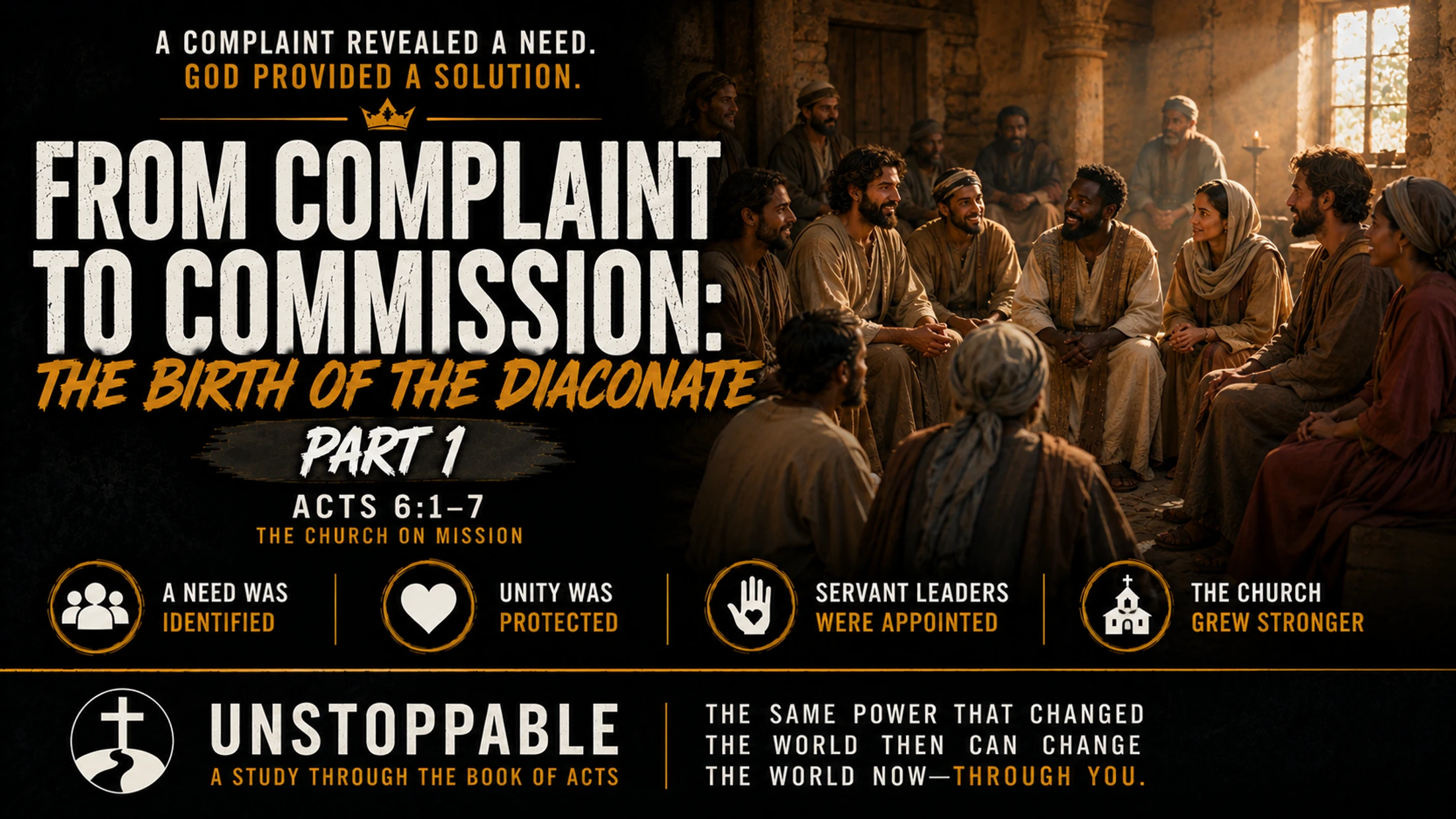 From Complaint to Commission, The Birth of the Diaconate, Part 1 | November 30, 2025