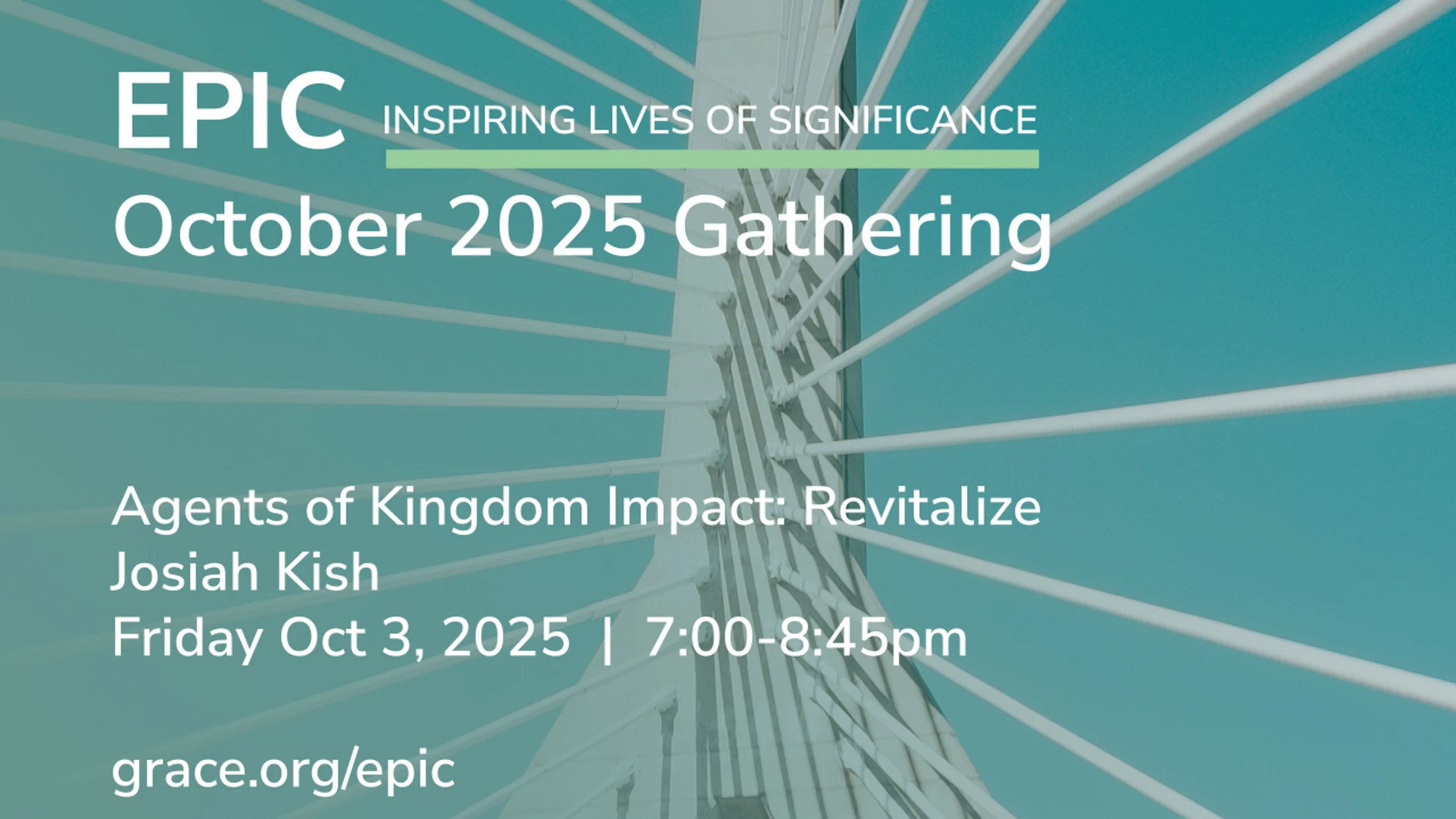 EPIC Agents of Kingdom Impact: Revitalize