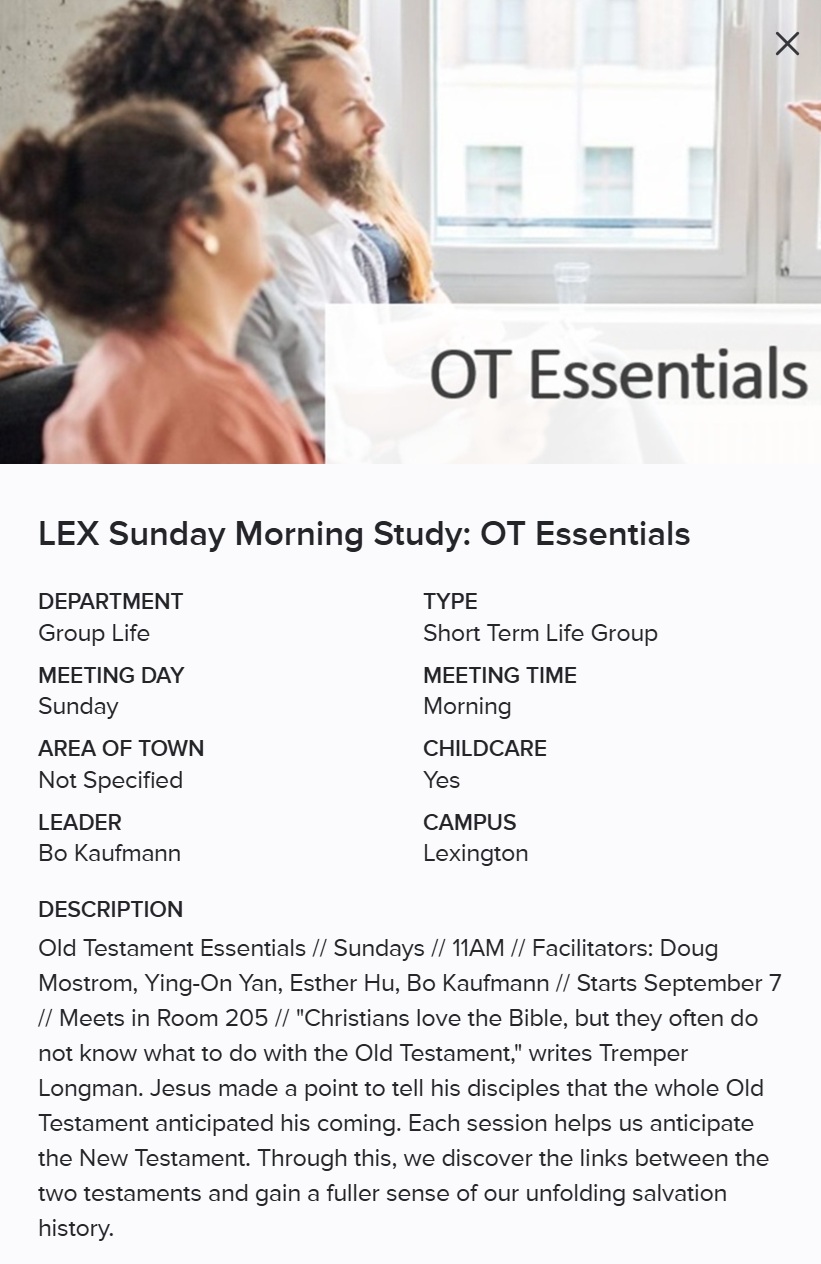 Old Testament Essentials study resource