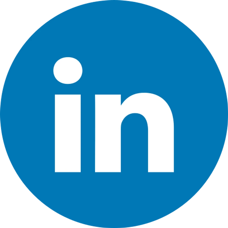 The official logo for the professional social networking site LinkedIn, featuring the white letters 'in' inside a solid blue circle.