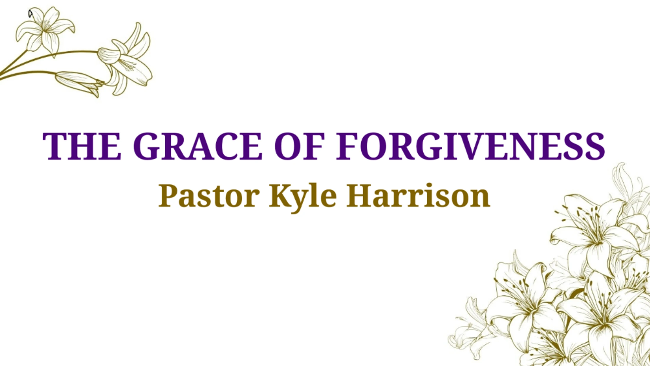 The Grace of Forgiveness- Easter Advent