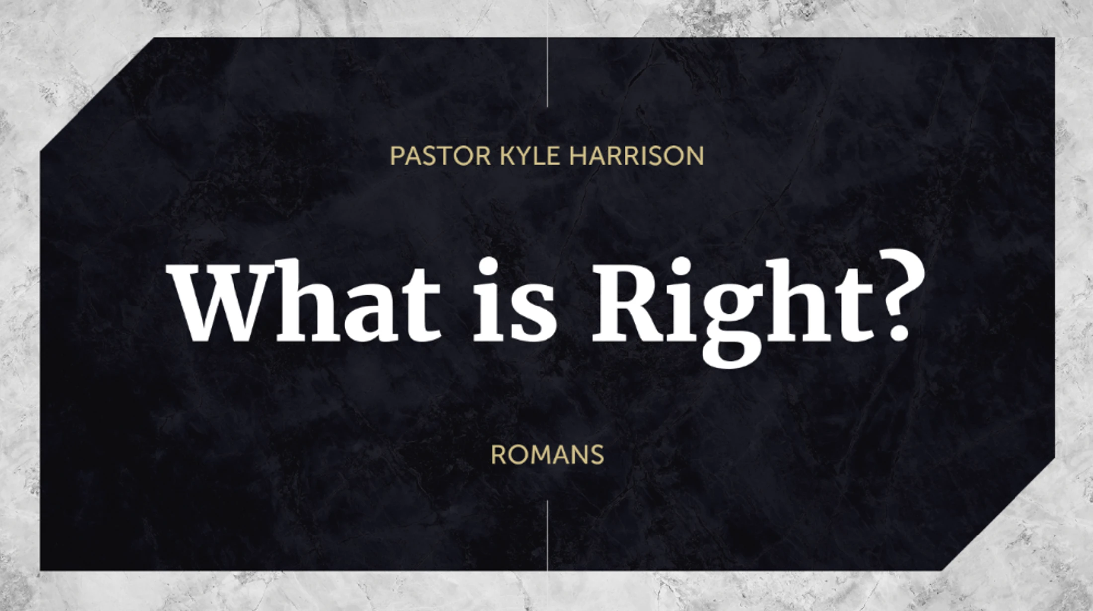 What Is Right?
