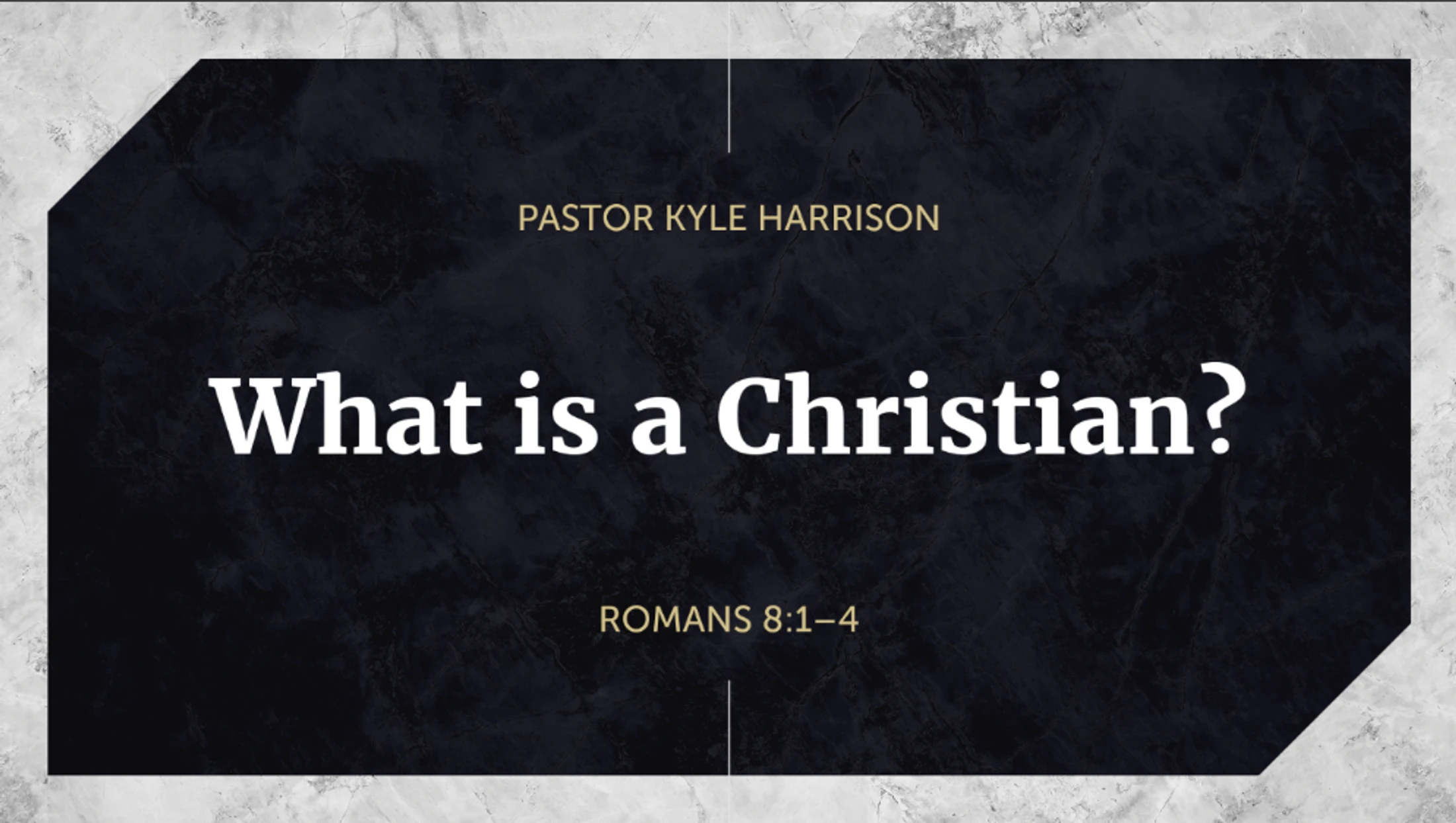 What is a Christian?