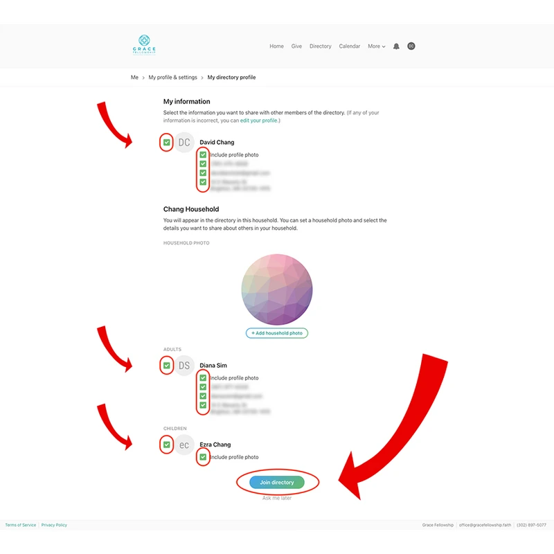 <br><span>Click "Join directory".</span>