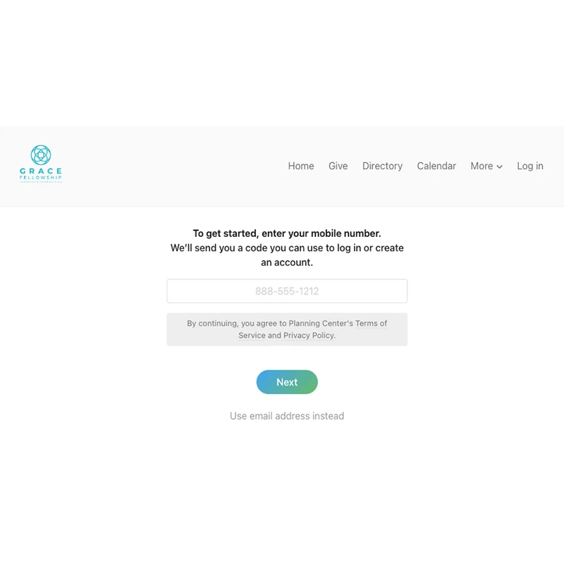 <span>Enter phone number or email (select "Use email address instead" for email login).</span><span></span>