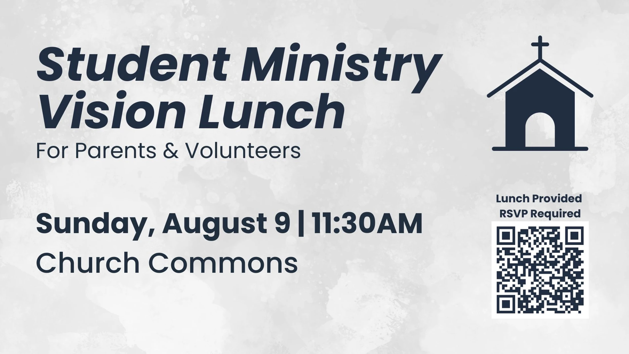 Student Ministry Vision Lunch
