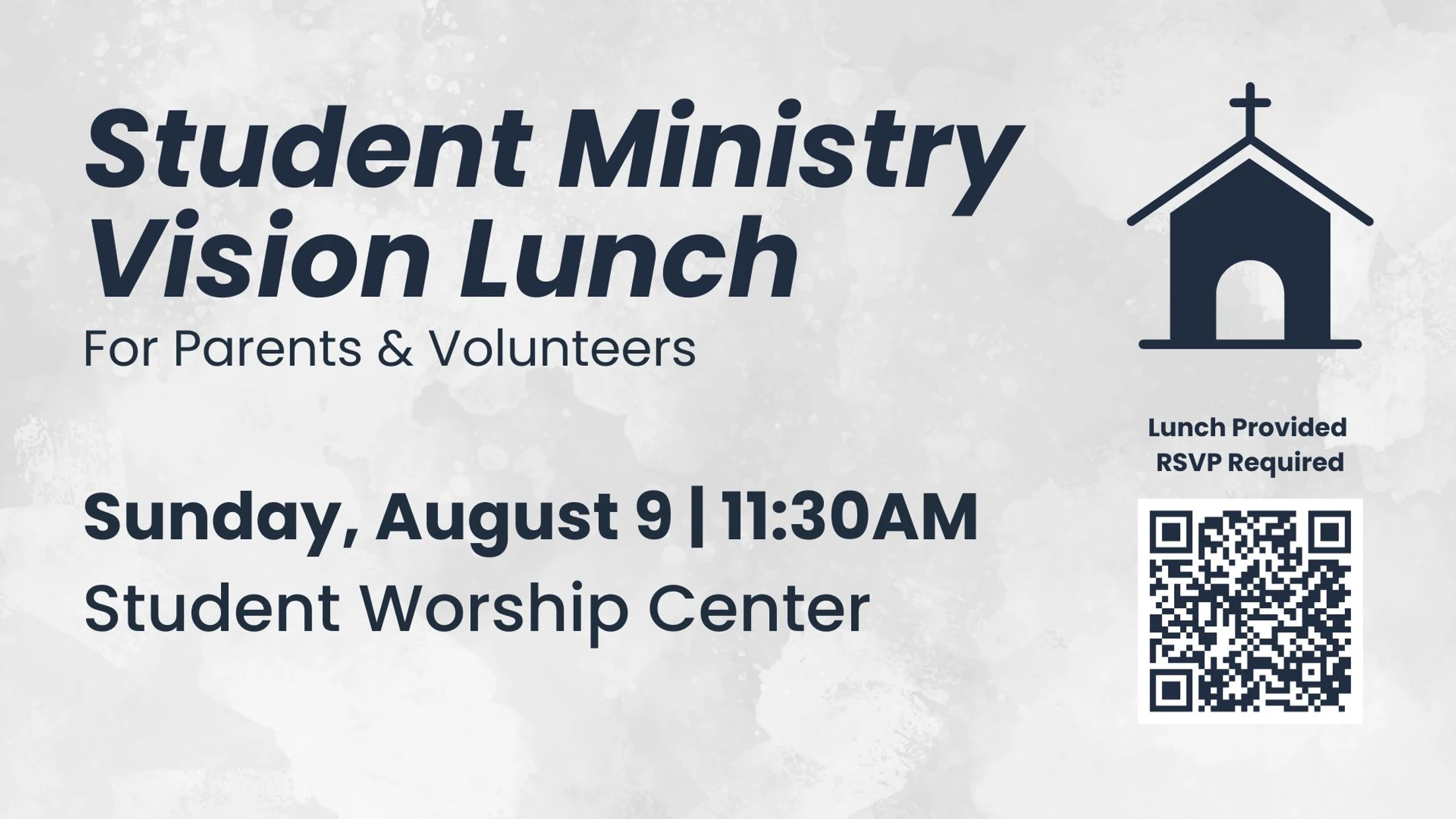 Student Ministry Vision Lunch