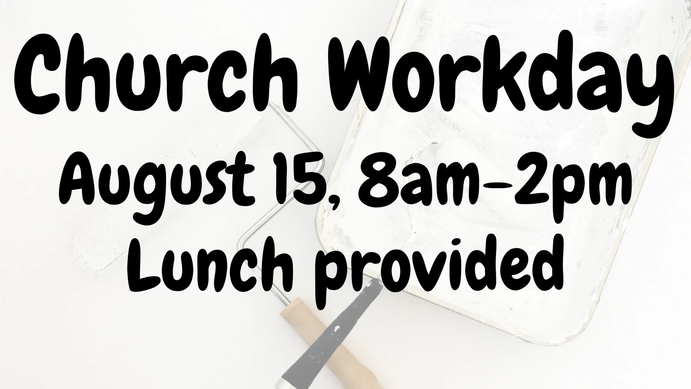 Church Work Day