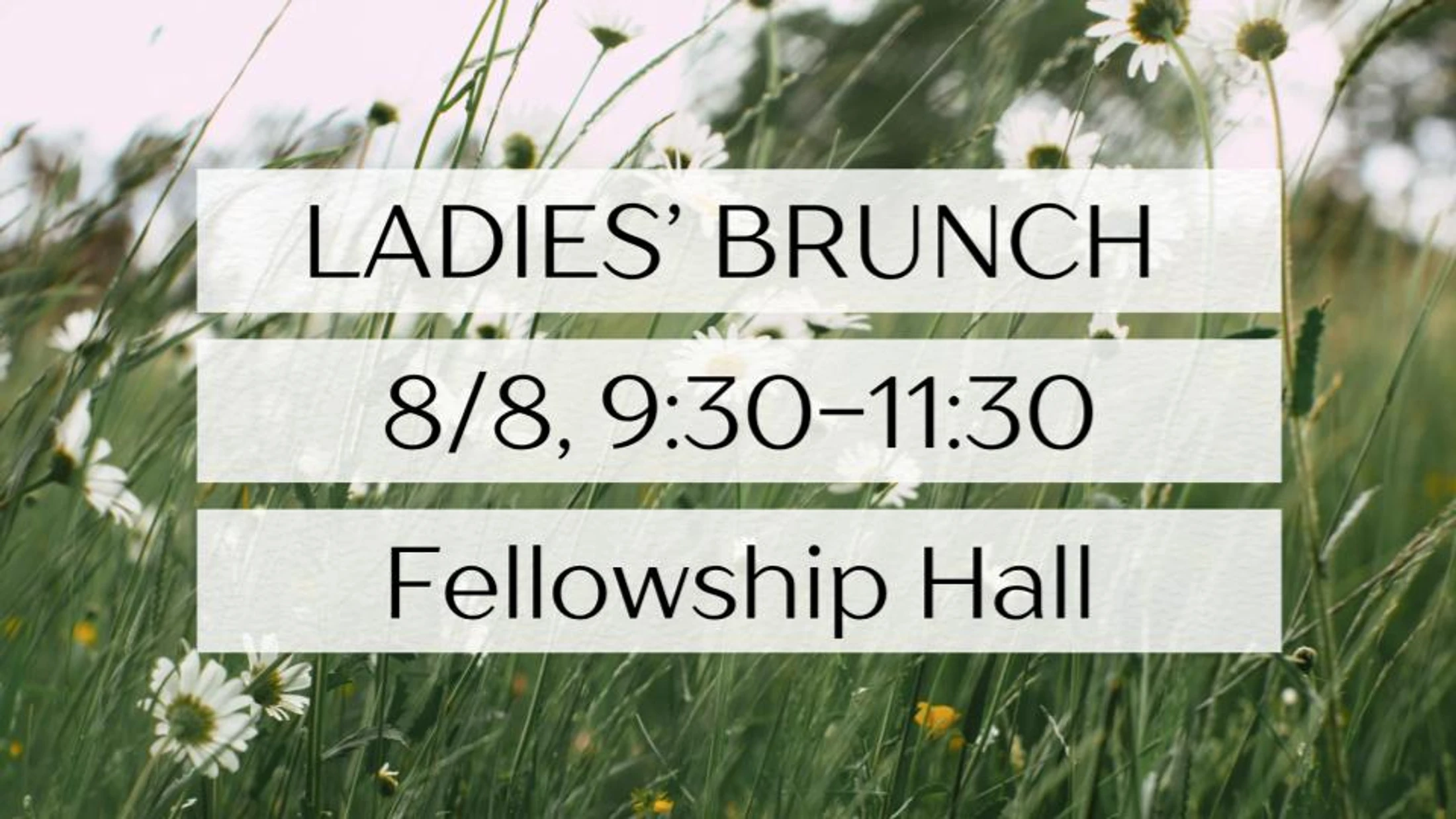 Ladies' Brunch