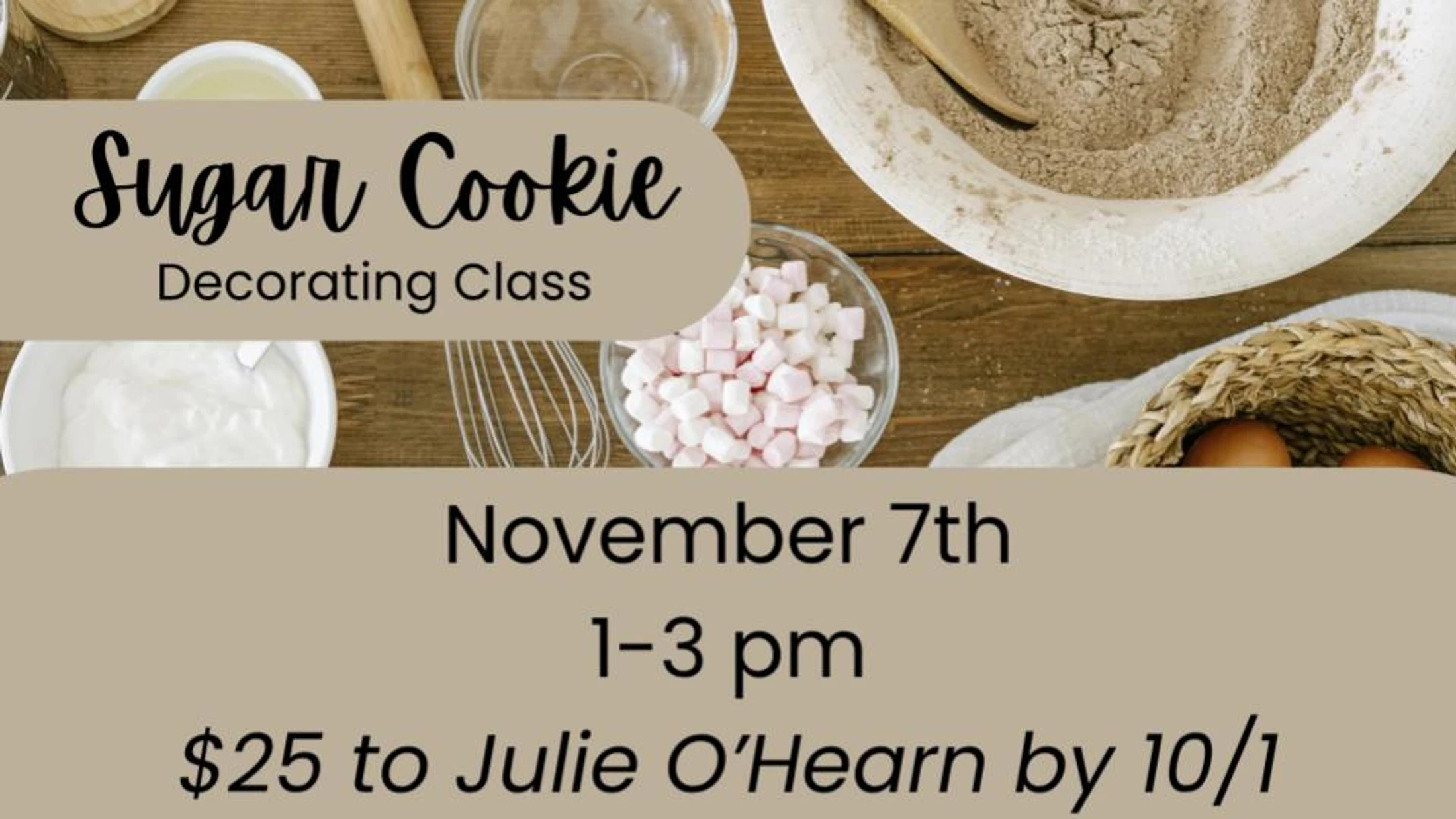 Cookie Decorating Class