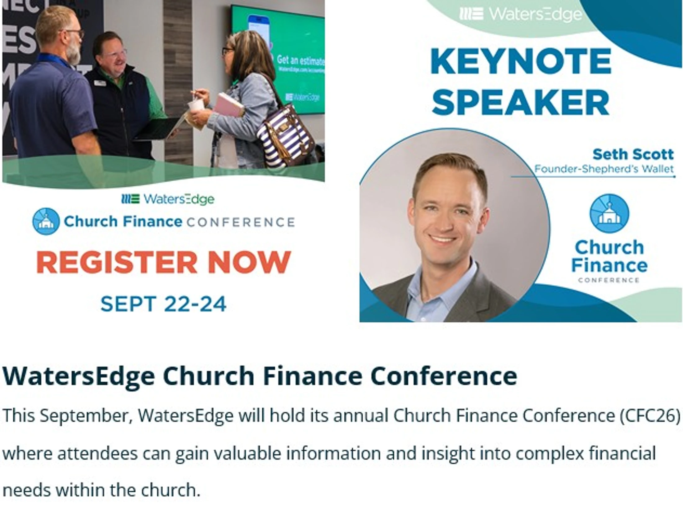 CHURCH FINANCE CONFERENCE - WATERSEDGE