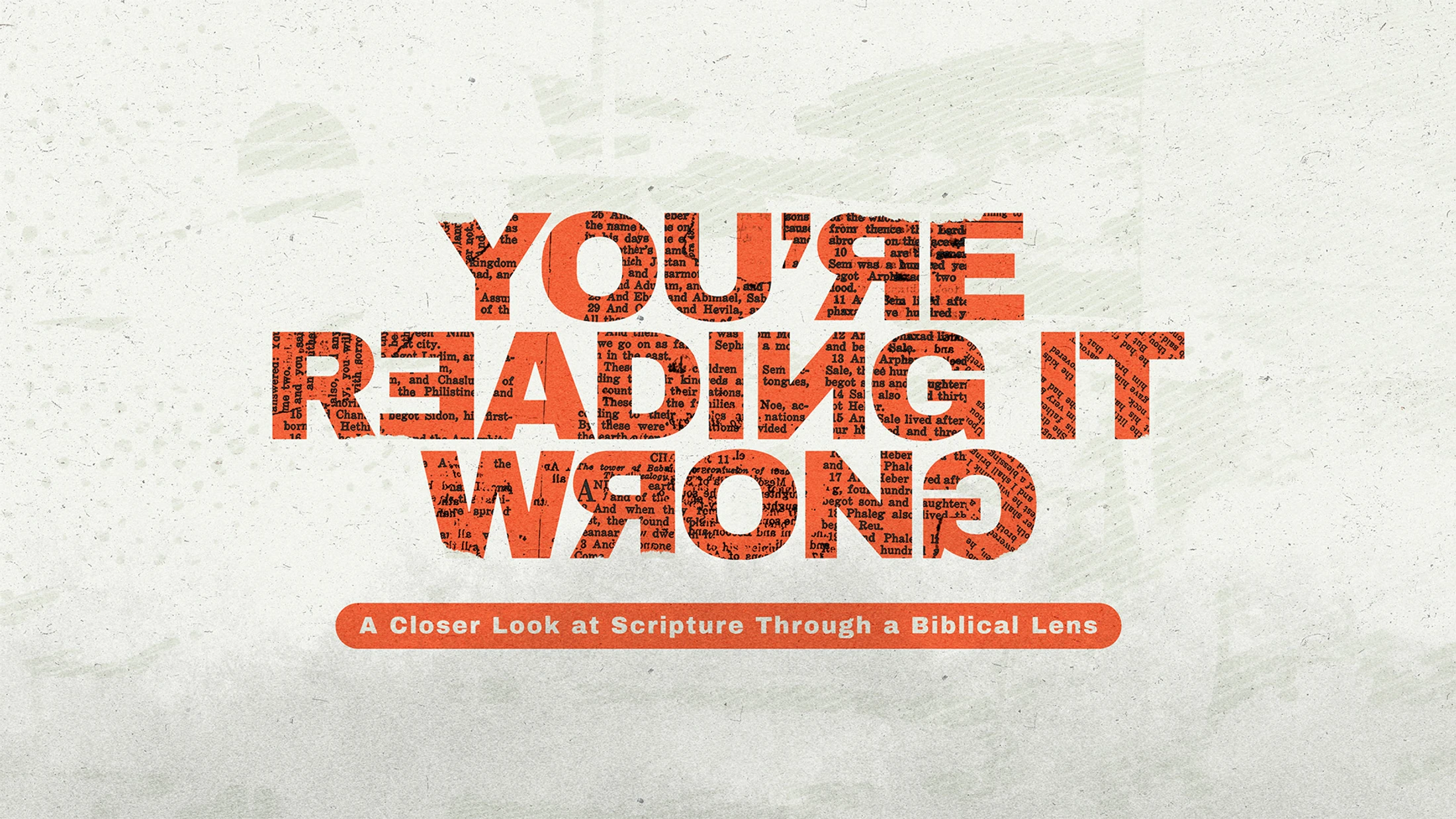 You're Reading it Wrong // Week 2