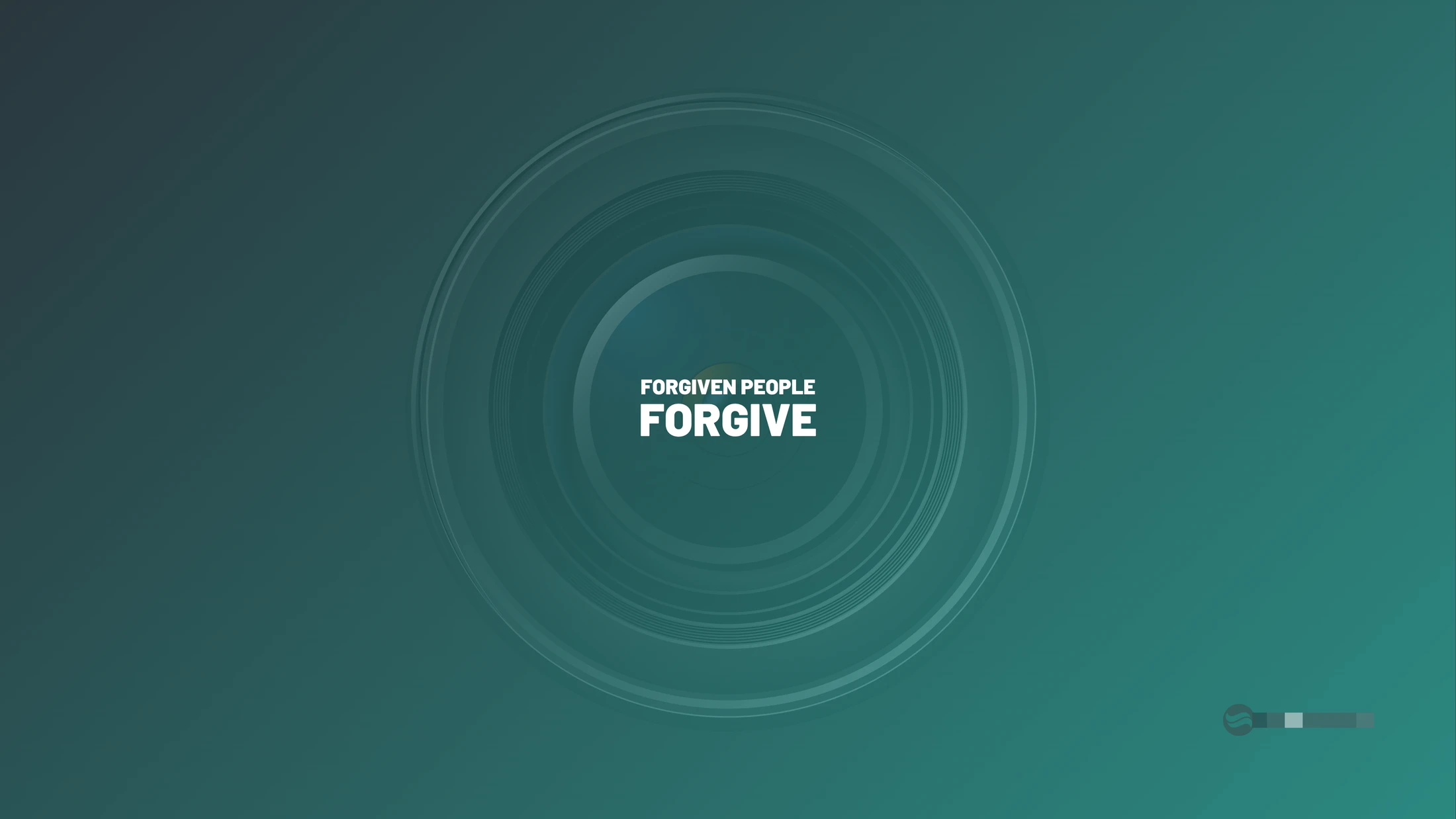 Forgiven People Forgive People
