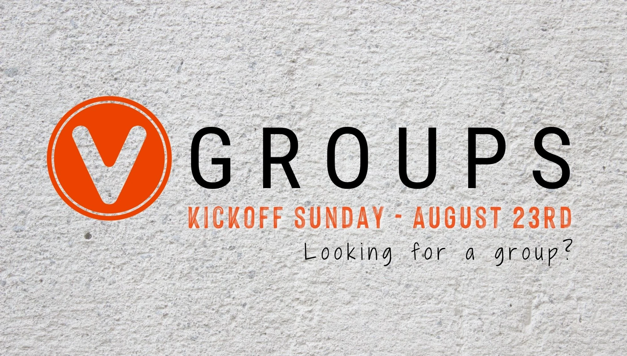 Group Kickoff Sunday