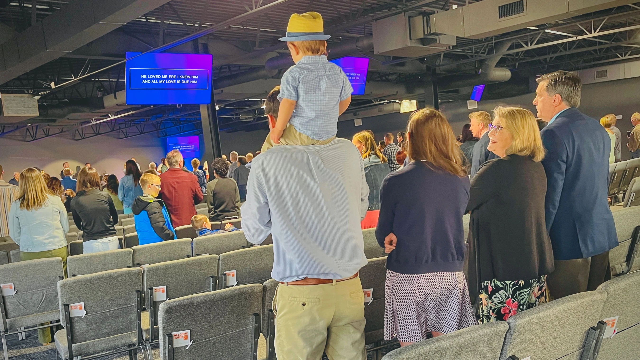 On <b>Easter Sunday of 2024</b>, we had our first official Sunday service in the newly renovated space!