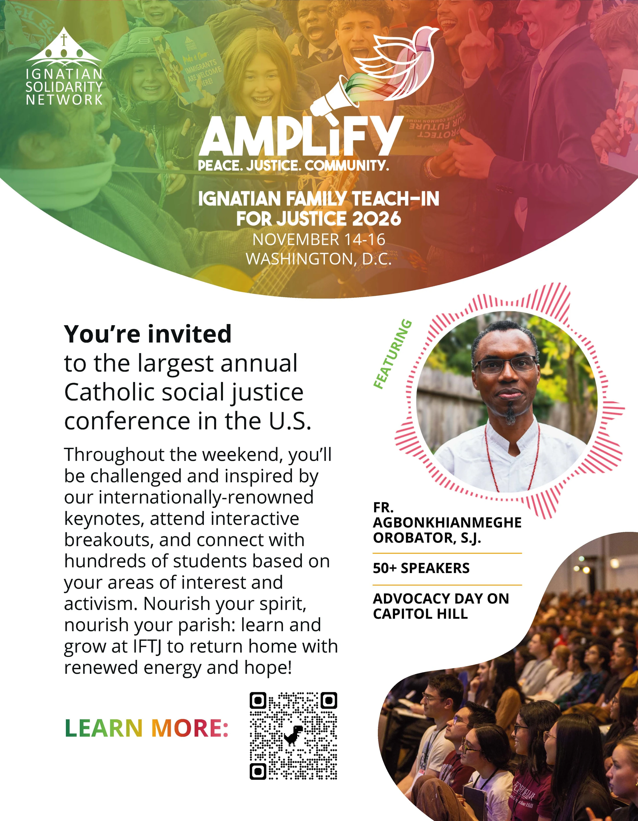 Ignatian Youth Justice Trip to Washington DC: Register Now!
