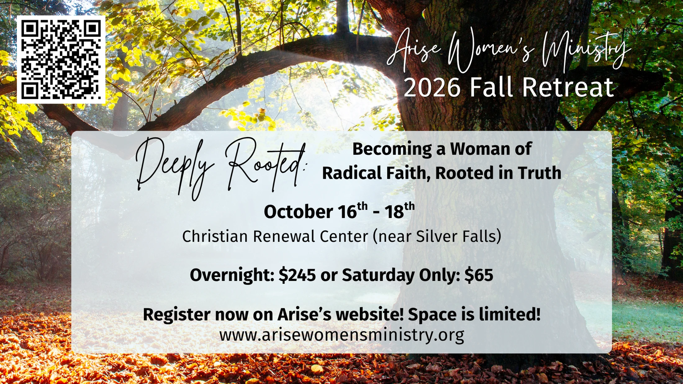 Deeply Rooted Fall Retreat