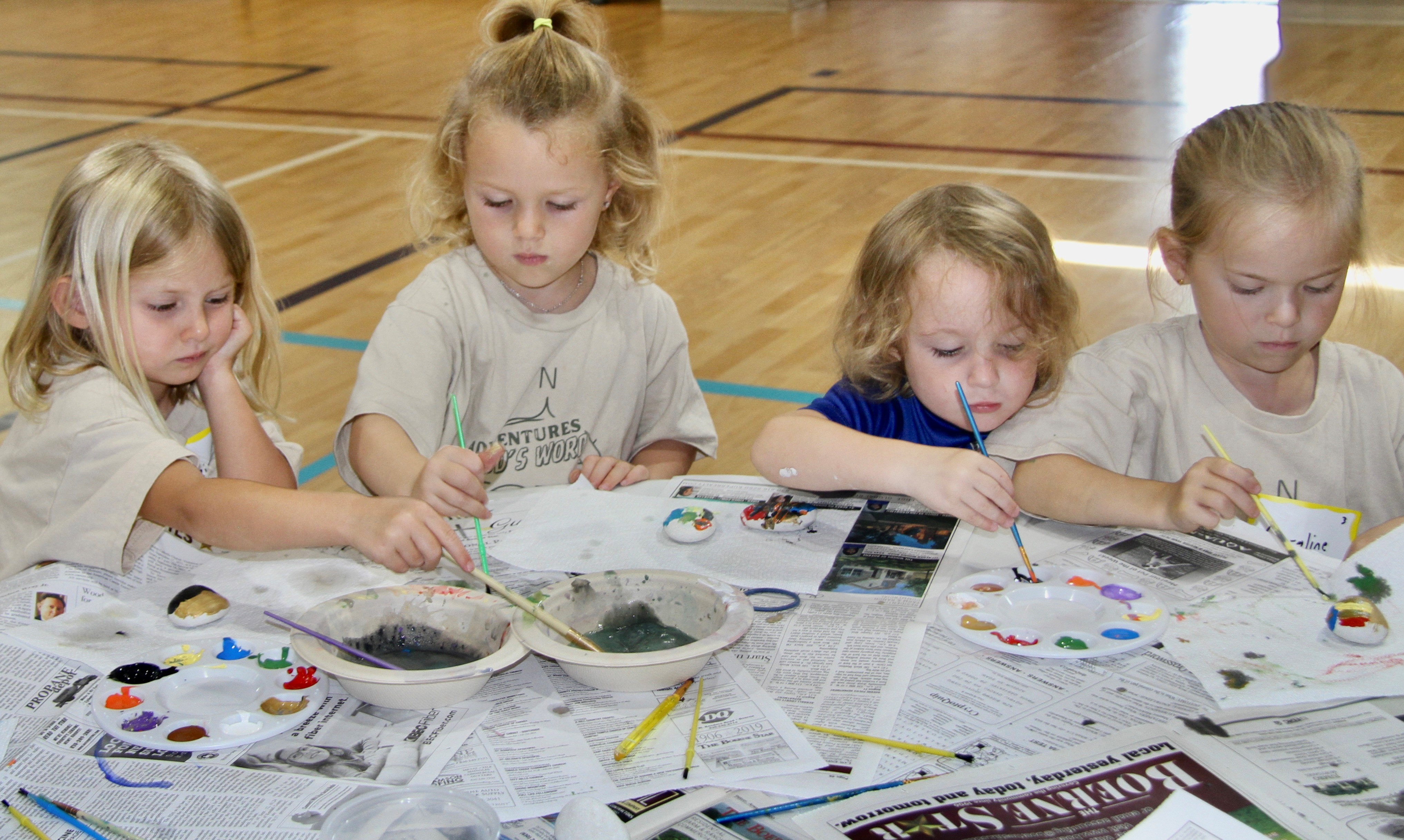 Children participating in Time With Young Disciples