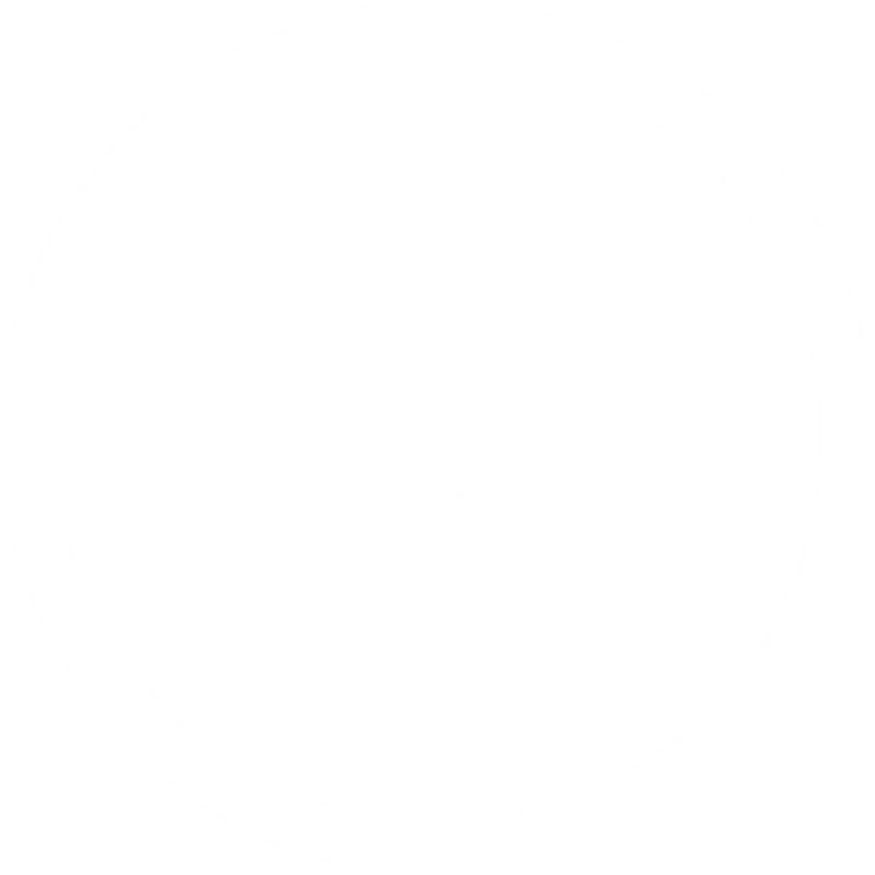 A minimalist white line icon of a clock face with an hour and minute hand, shown on a transparent background.