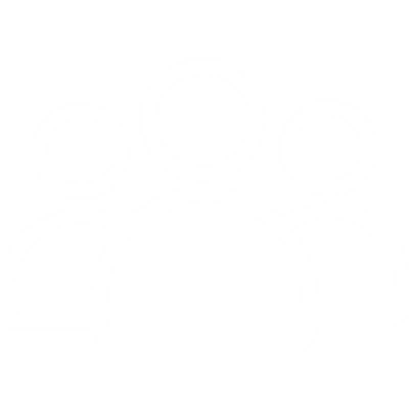 A white line-art icon depicting three stylized people, representing a group, team, or community, on a transparent background.