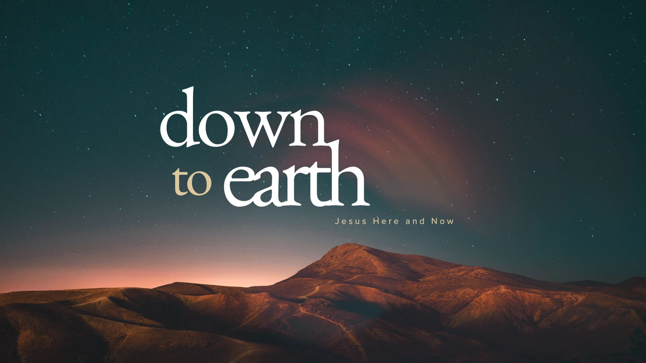 Week 1 | Down to Earth | Empathize