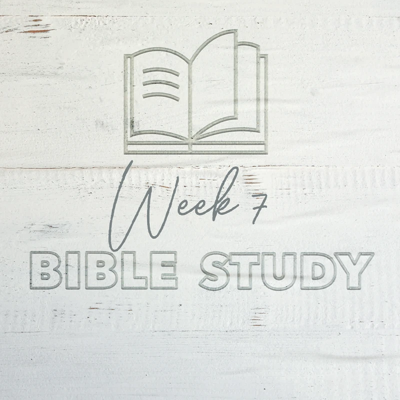 Click below to access the seventh week's Bible Study Guide.
