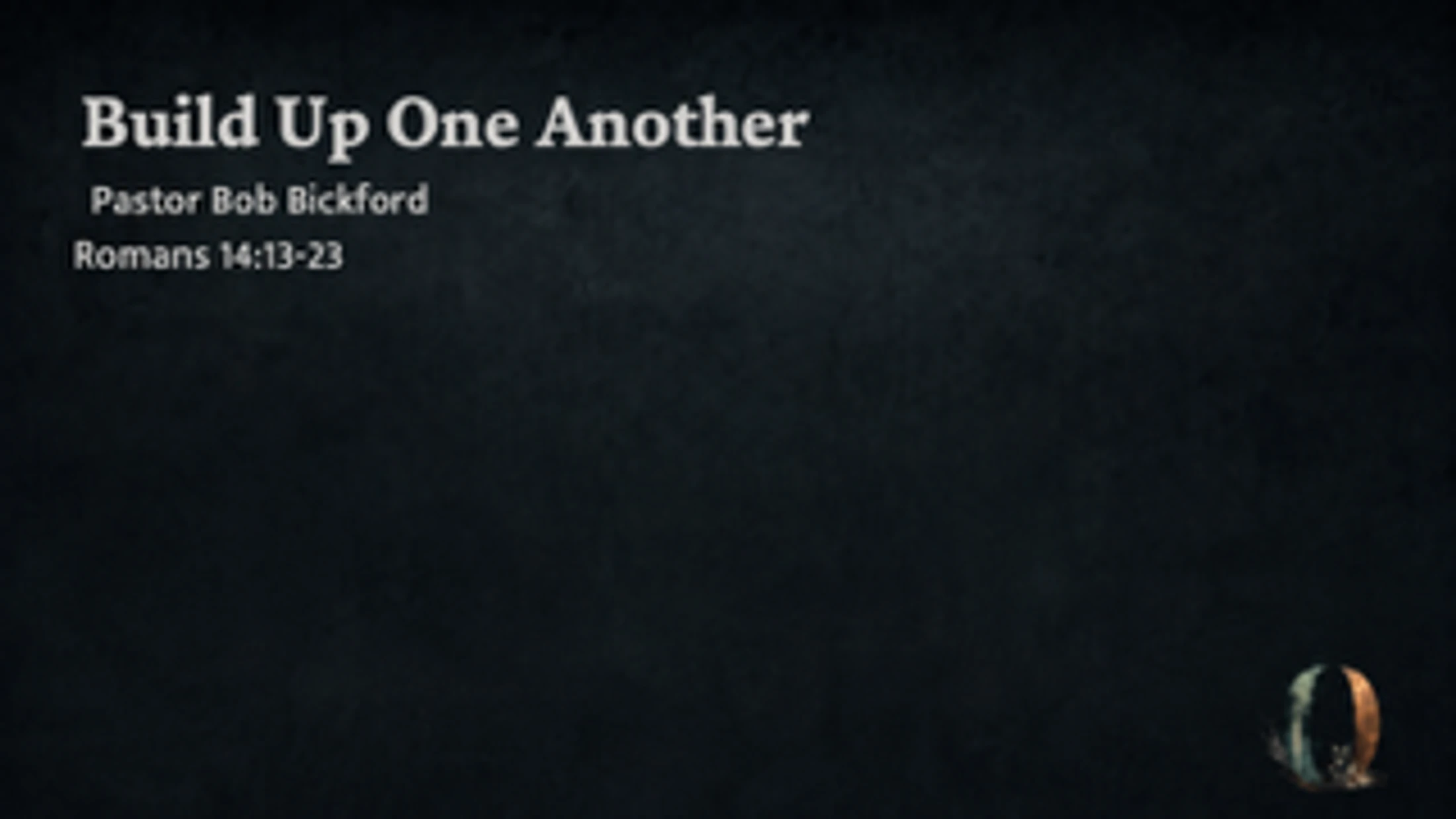 Build Up One Another