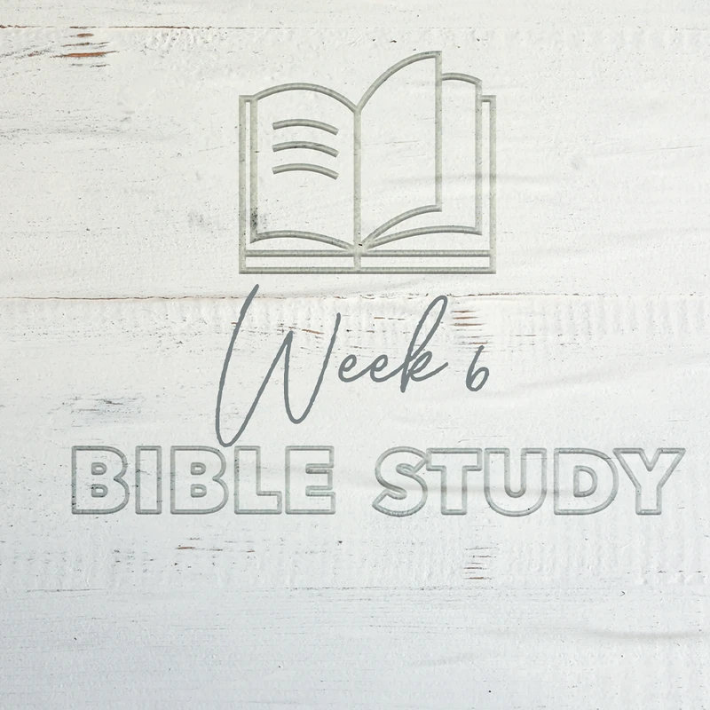 Click below to access the sixth week's Bible Study Guide.