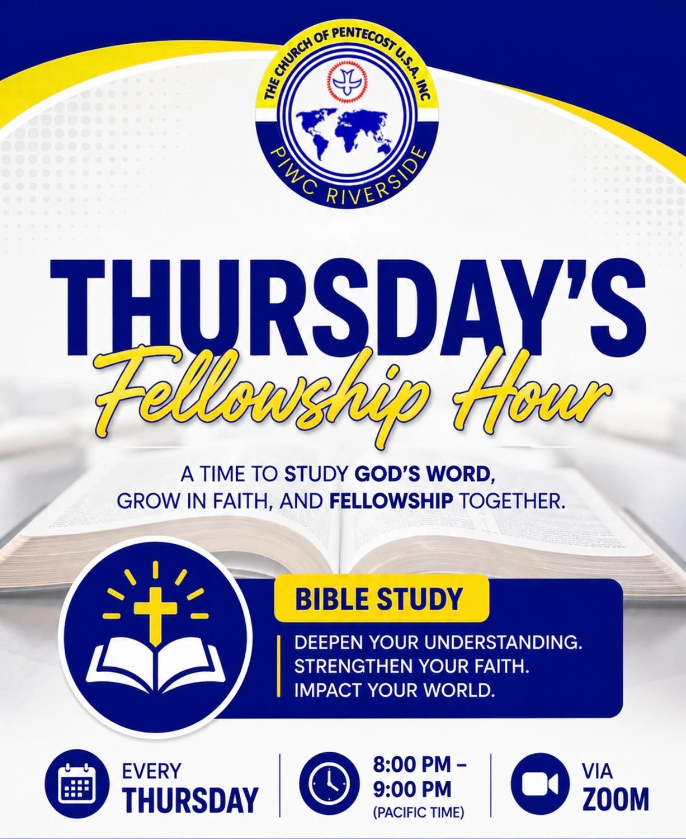 Fellowship Hour - Bible Study 