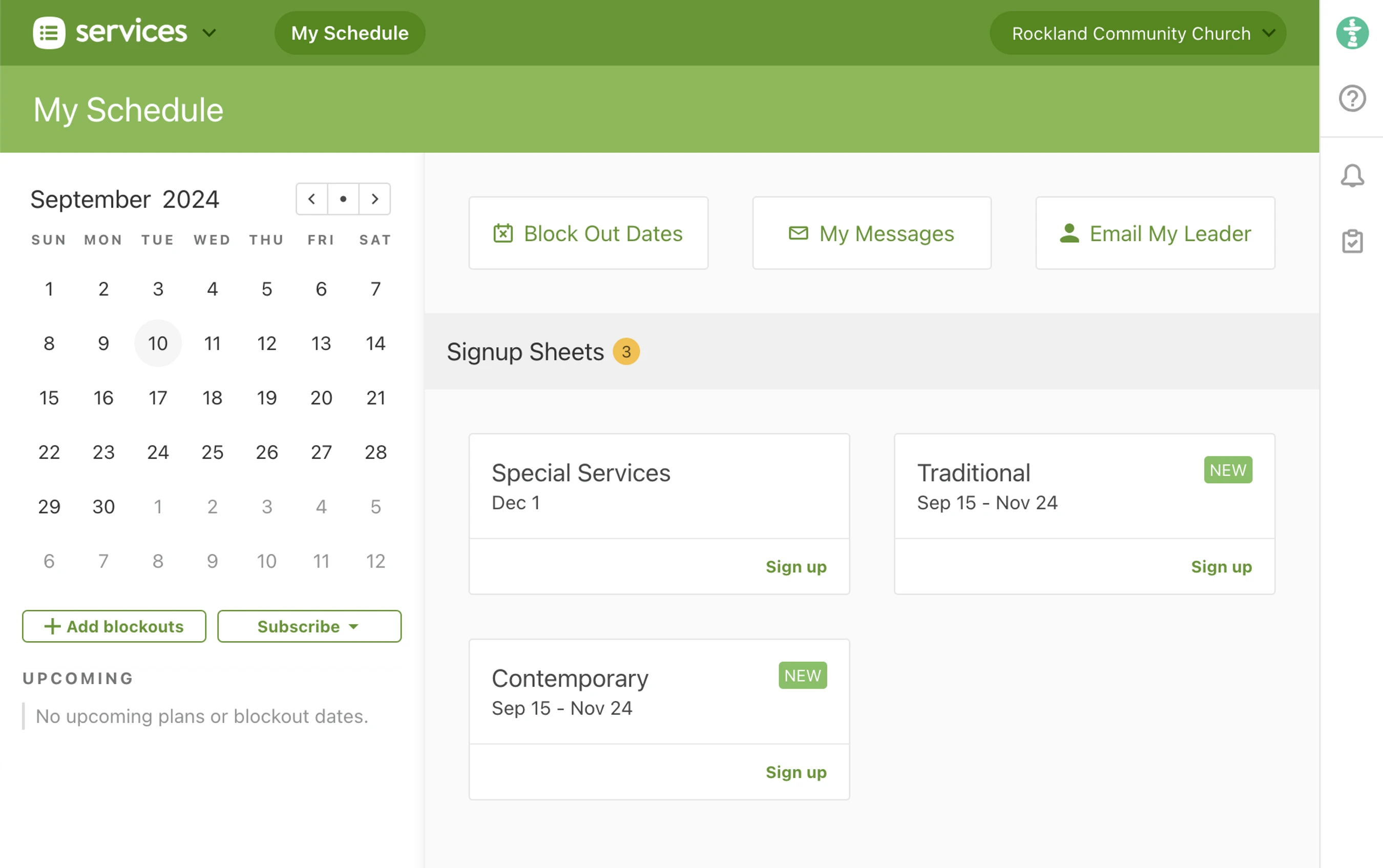 Planning Center Services