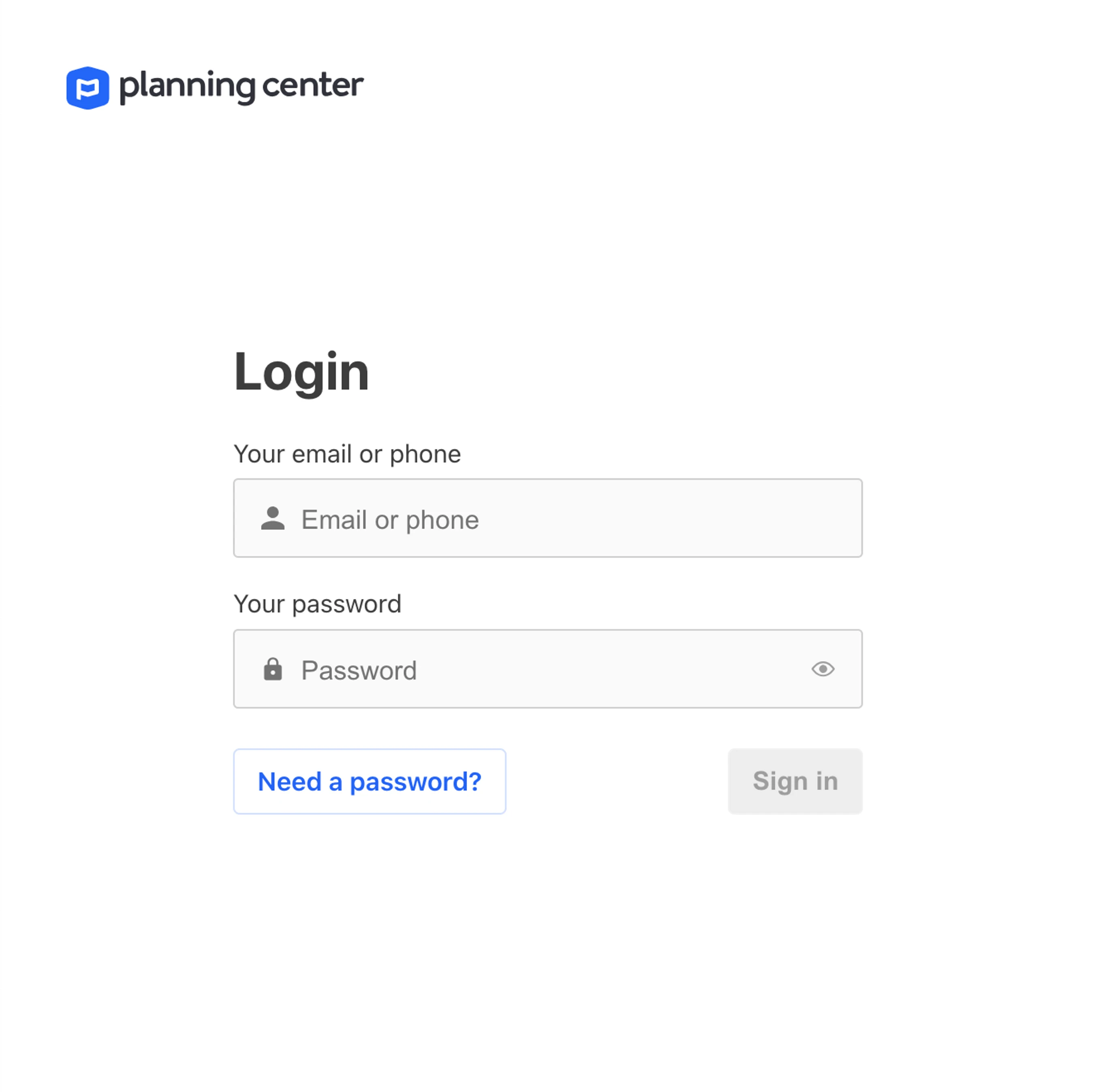 Logging In & Setting a Password