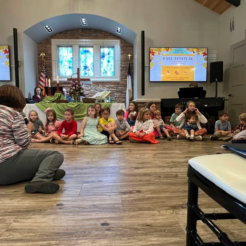 Listening to Mrs. Tammy teaching