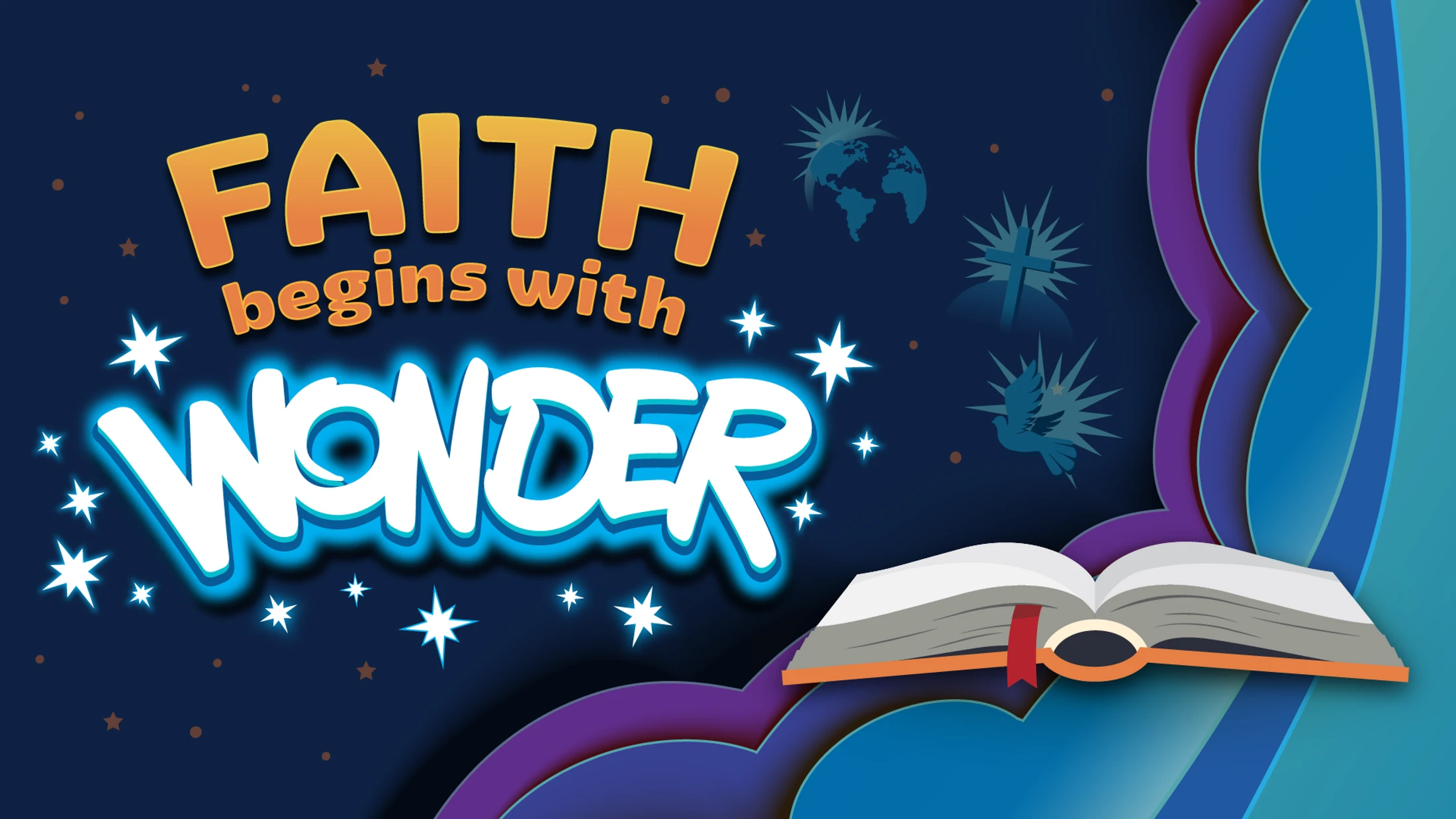 Faith Begins with Wonder: Kids Church in August