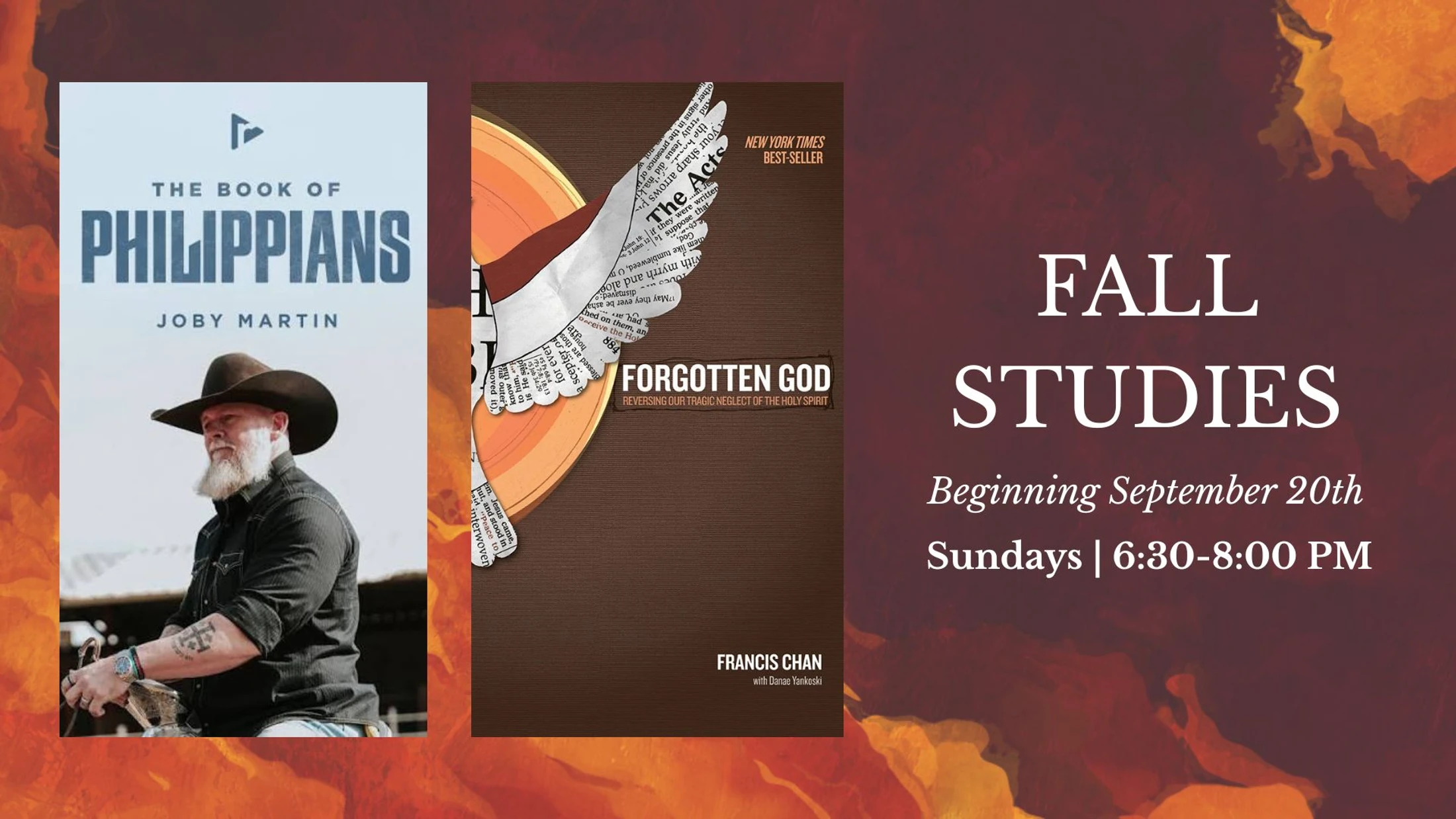 Fall Studies | Sundays 6:30-8:00PM