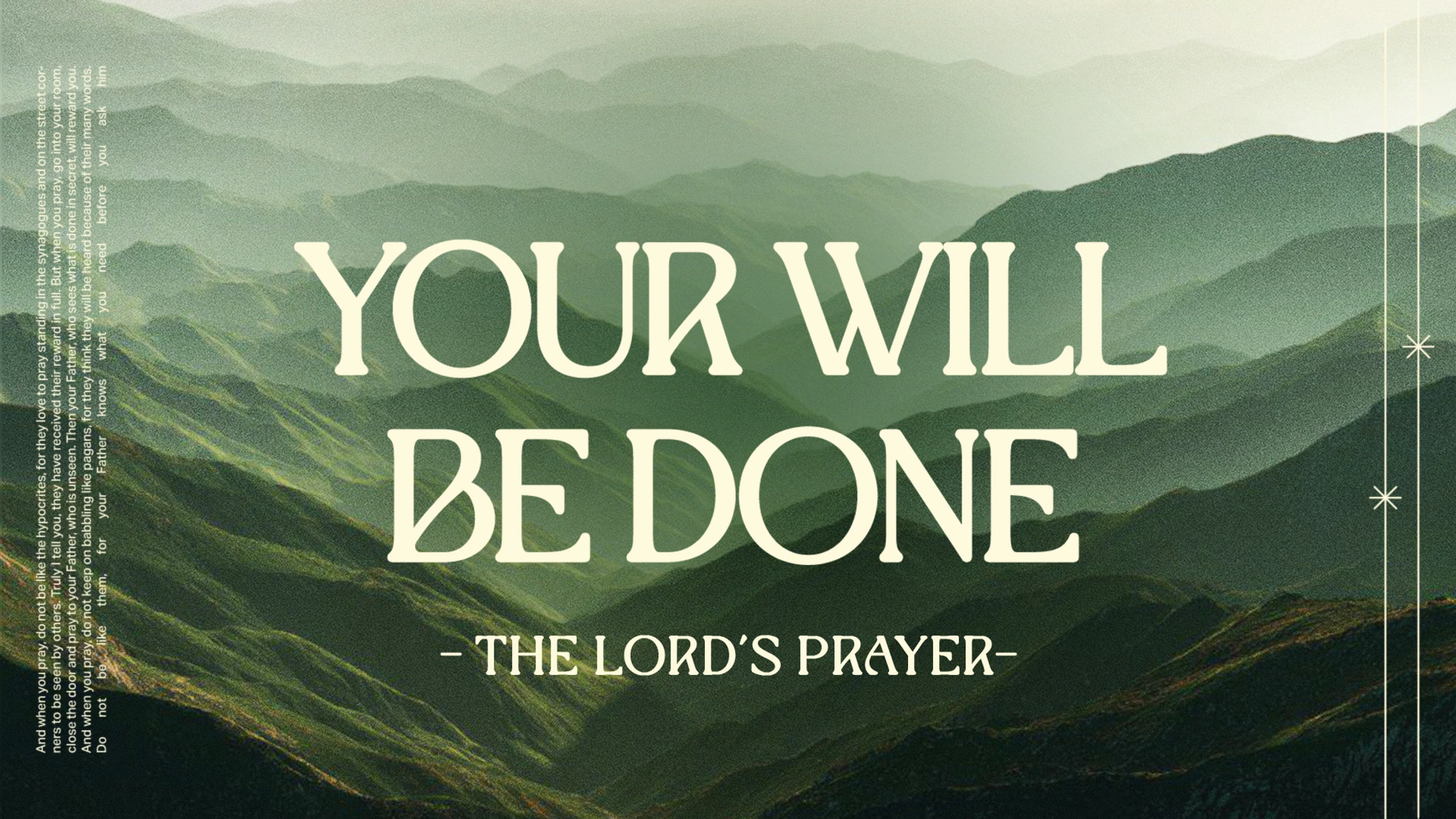 Your Will Be Done