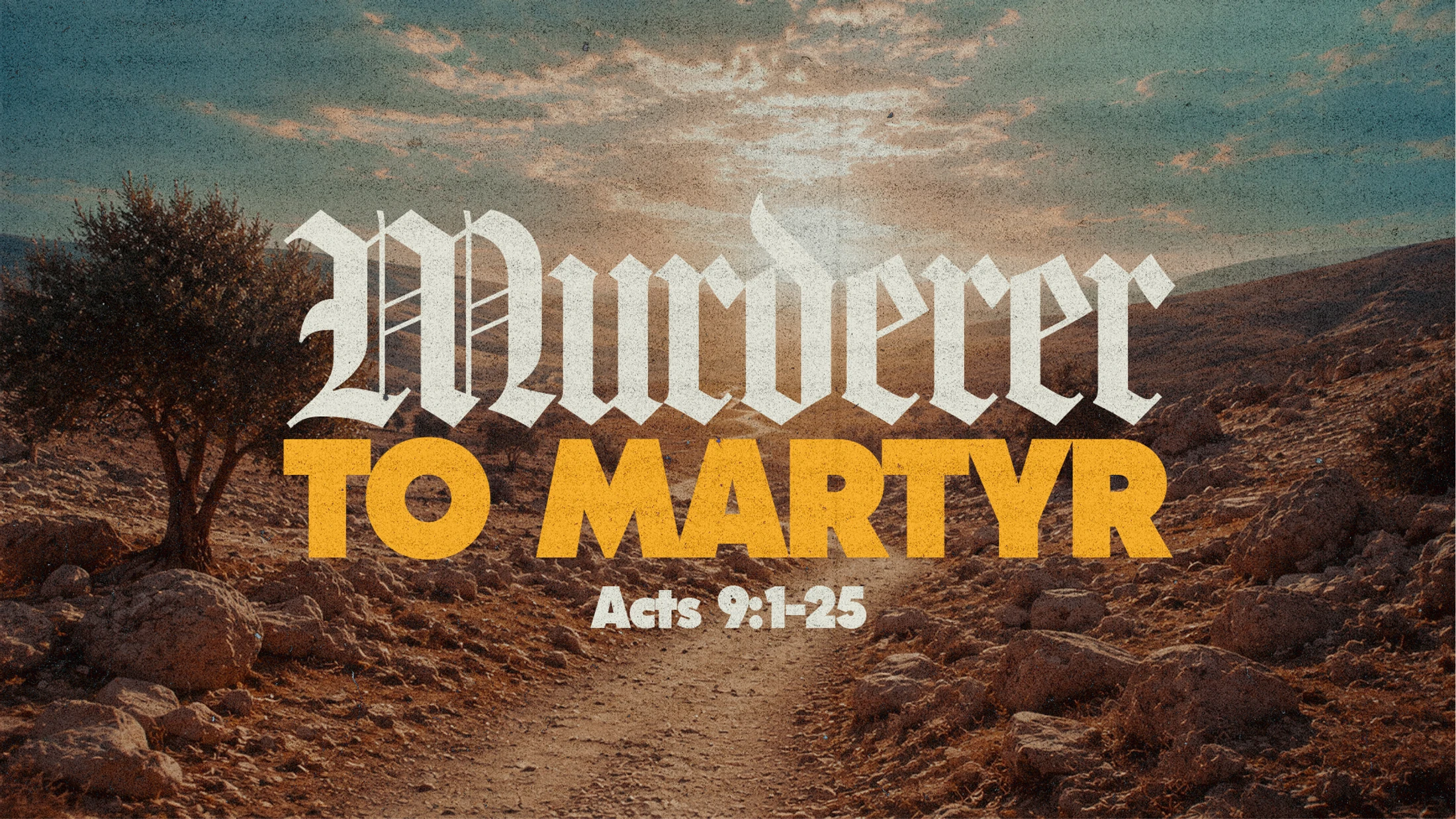 Murderer to Martyr