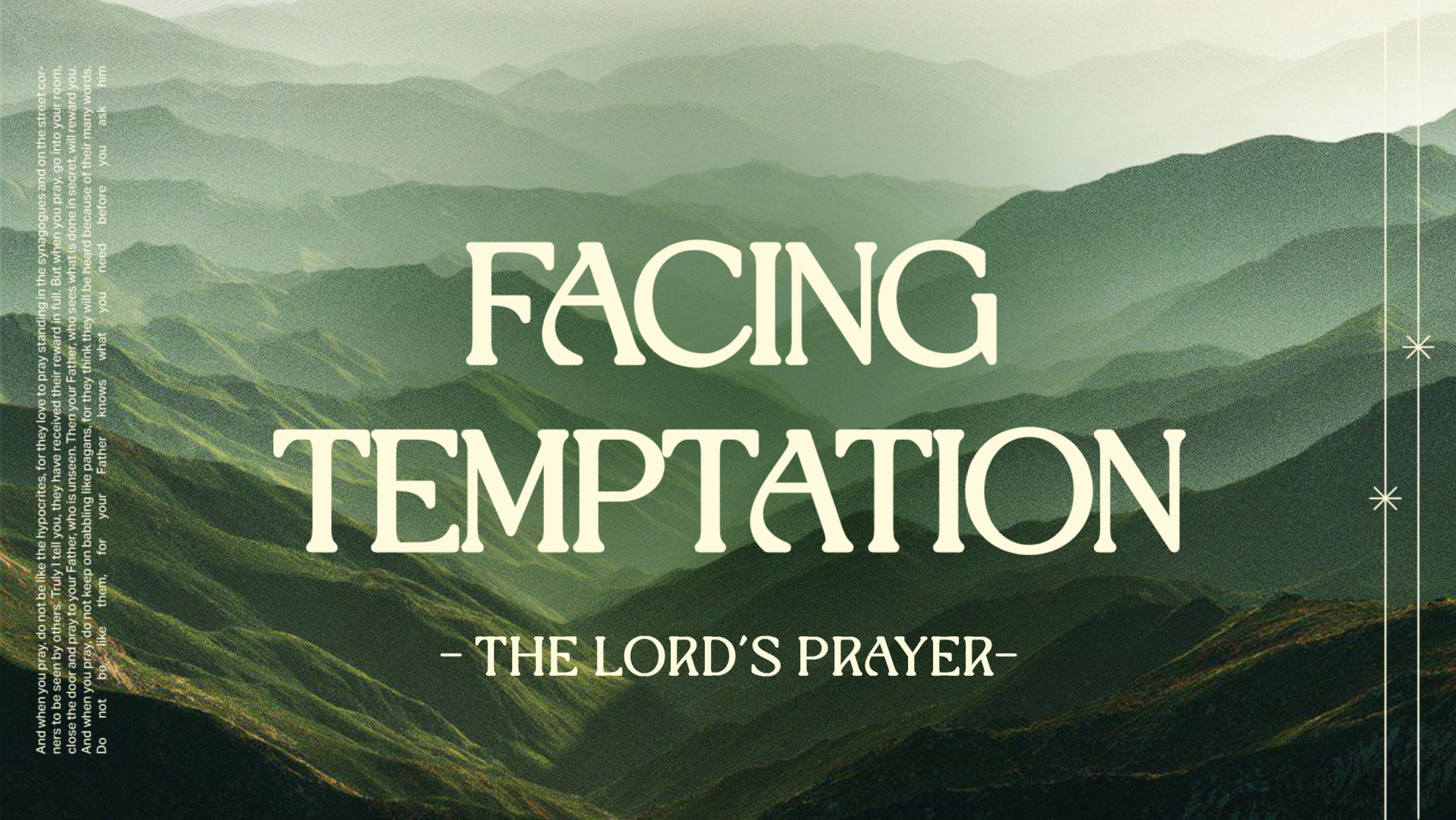 Facing Temptation