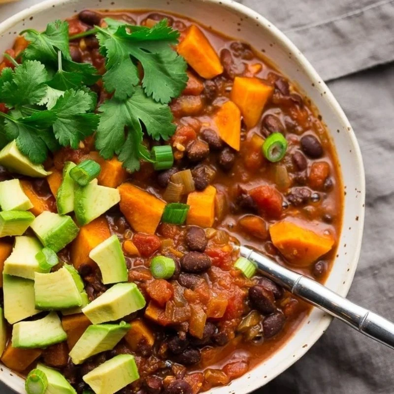Sweet Potato Black Bean Chili