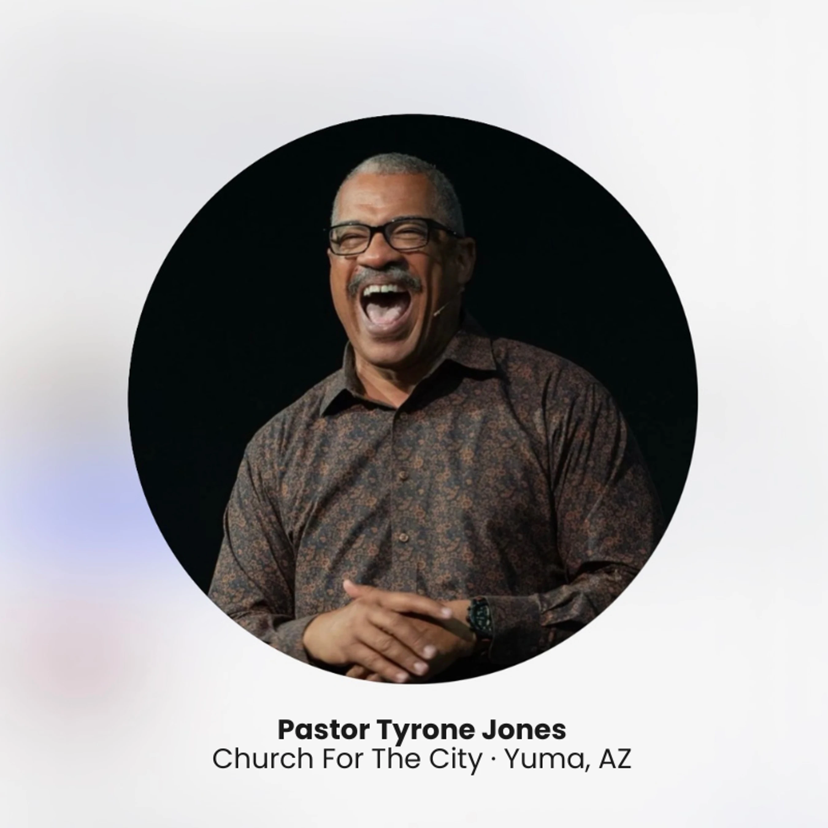 <b>Pastor Tyrone Jones&nbsp;</b>